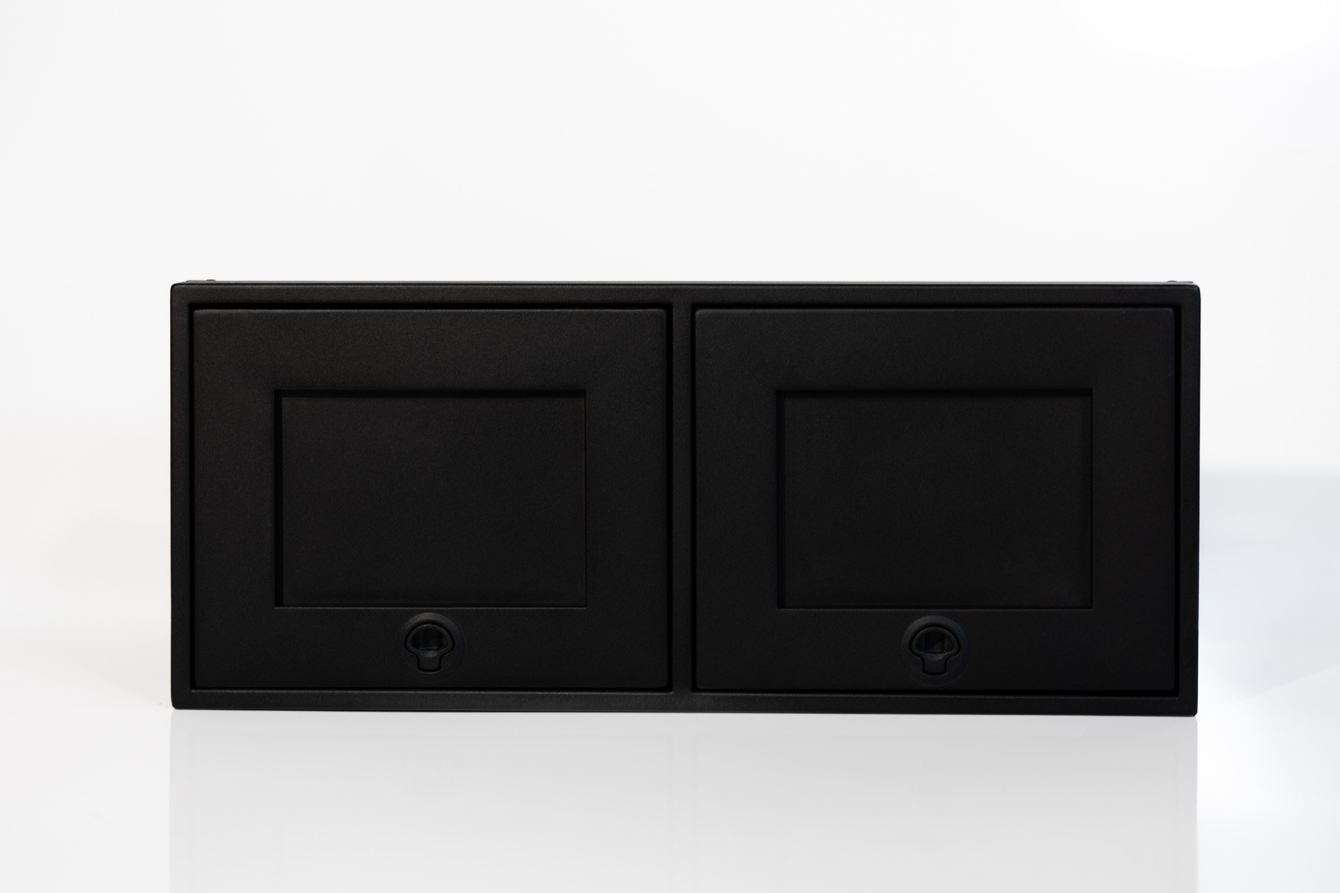 Van Wife Components 36" Upper Cabinet – Angled Powder Coated Aluminum Overland Van Cabinet