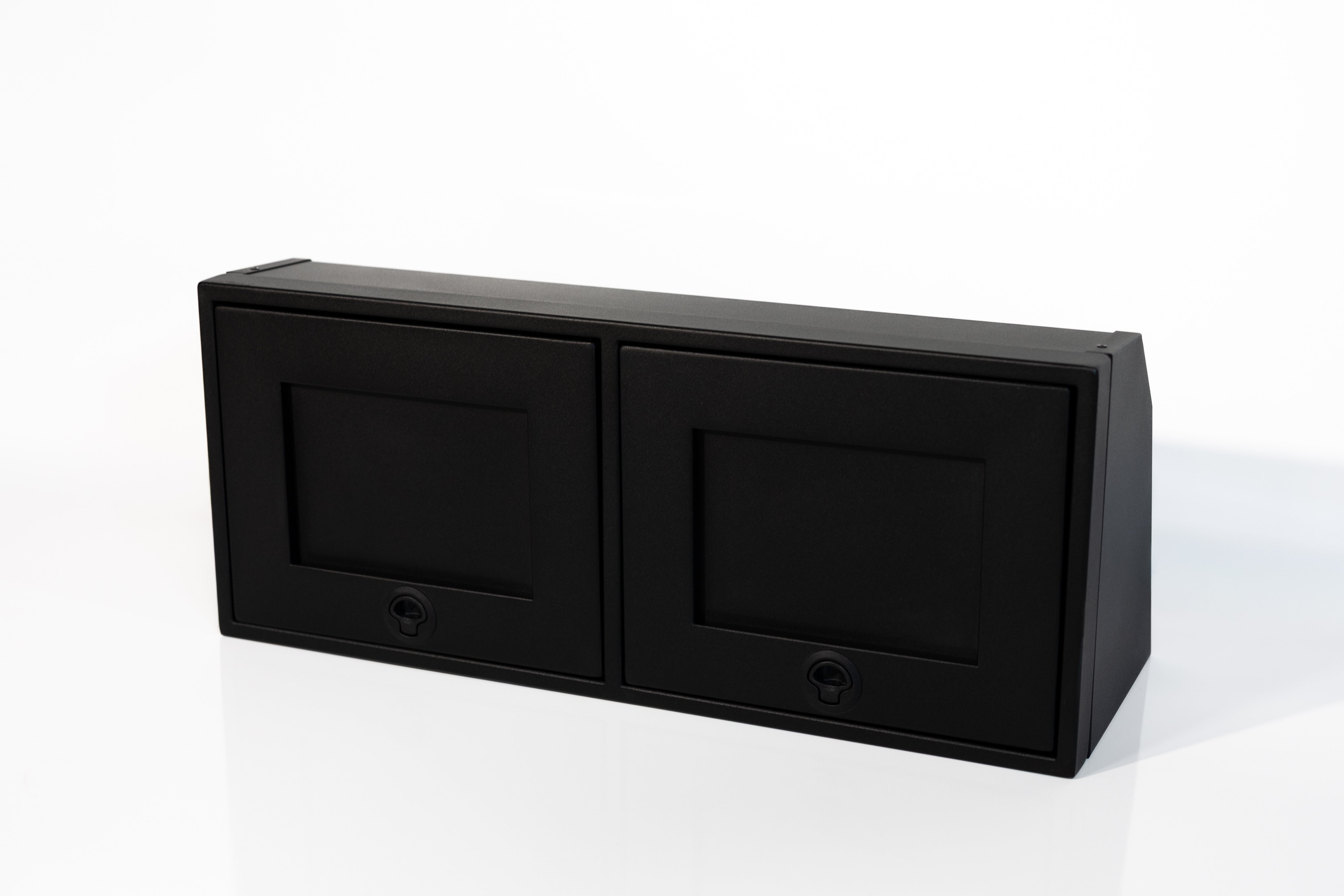 Van Wife Components 36" Upper Cabinet – Angled Powder Coated Aluminum Overland Van Cabinet