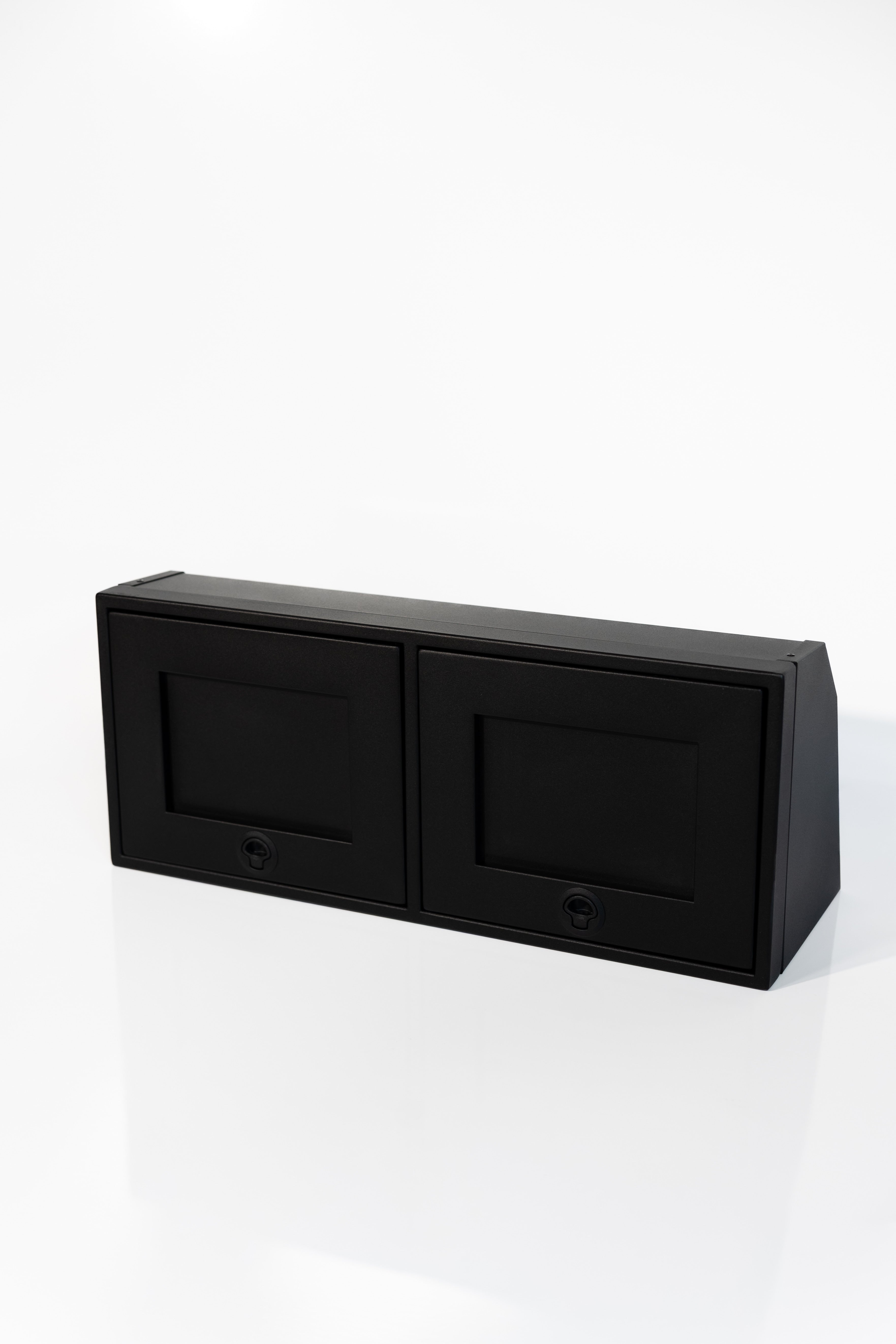 Van Wife Components 36" Upper Cabinet – Angled Powder Coated Aluminum Overland Van Cabinet