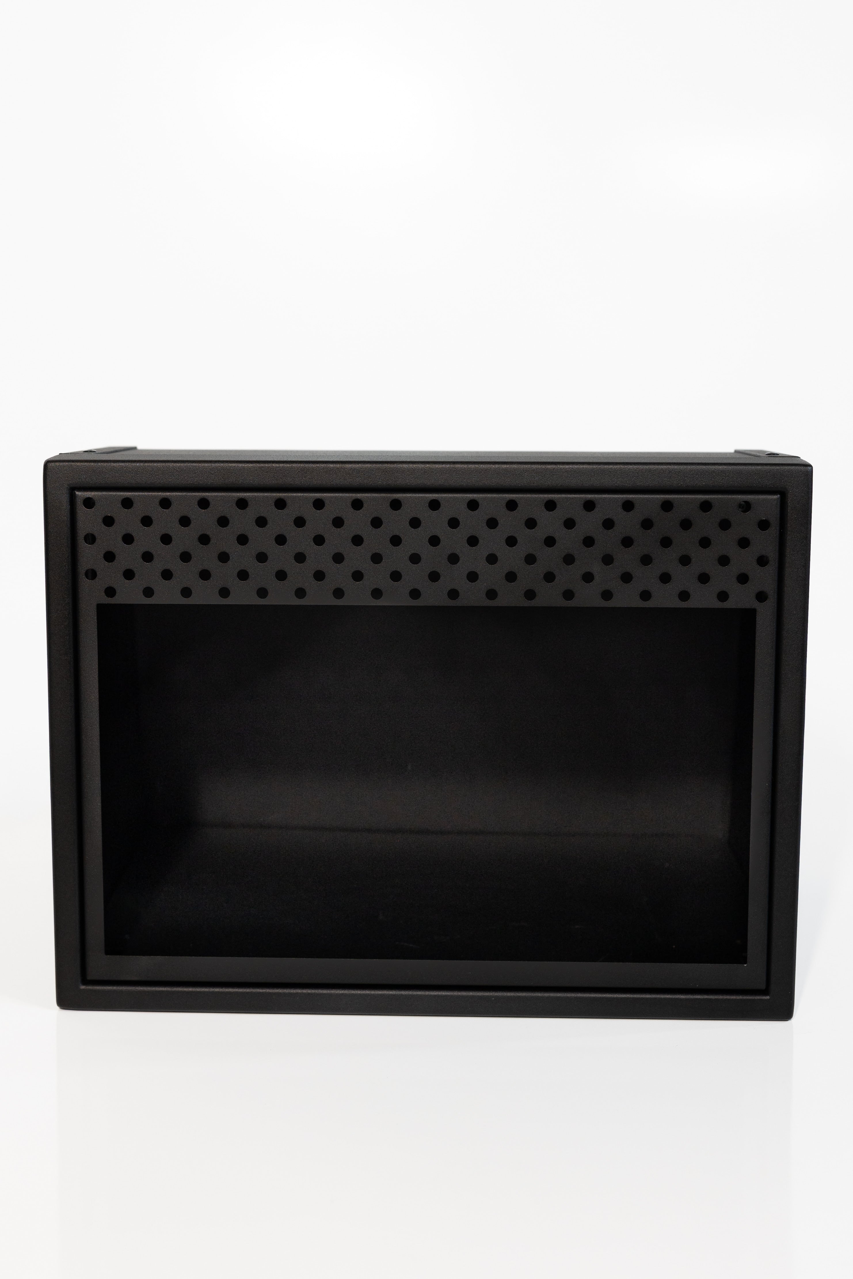 Van Wife Components 20" Microwave Cabinet – Angled Powder Coated Aluminum Van Cabinet