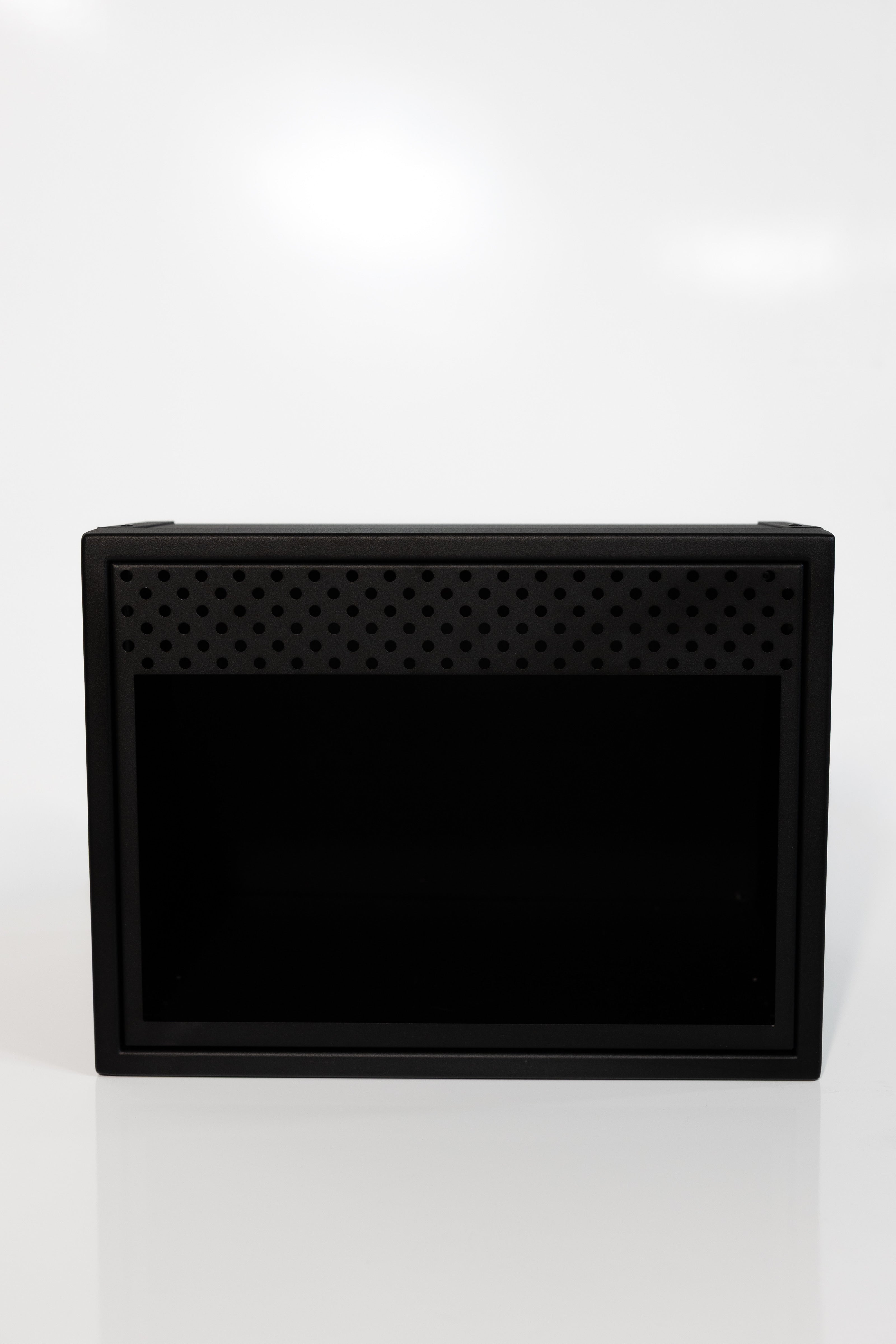 Van Wife Components 20" Microwave Cabinet – Angled Powder Coated Aluminum Van Cabinet