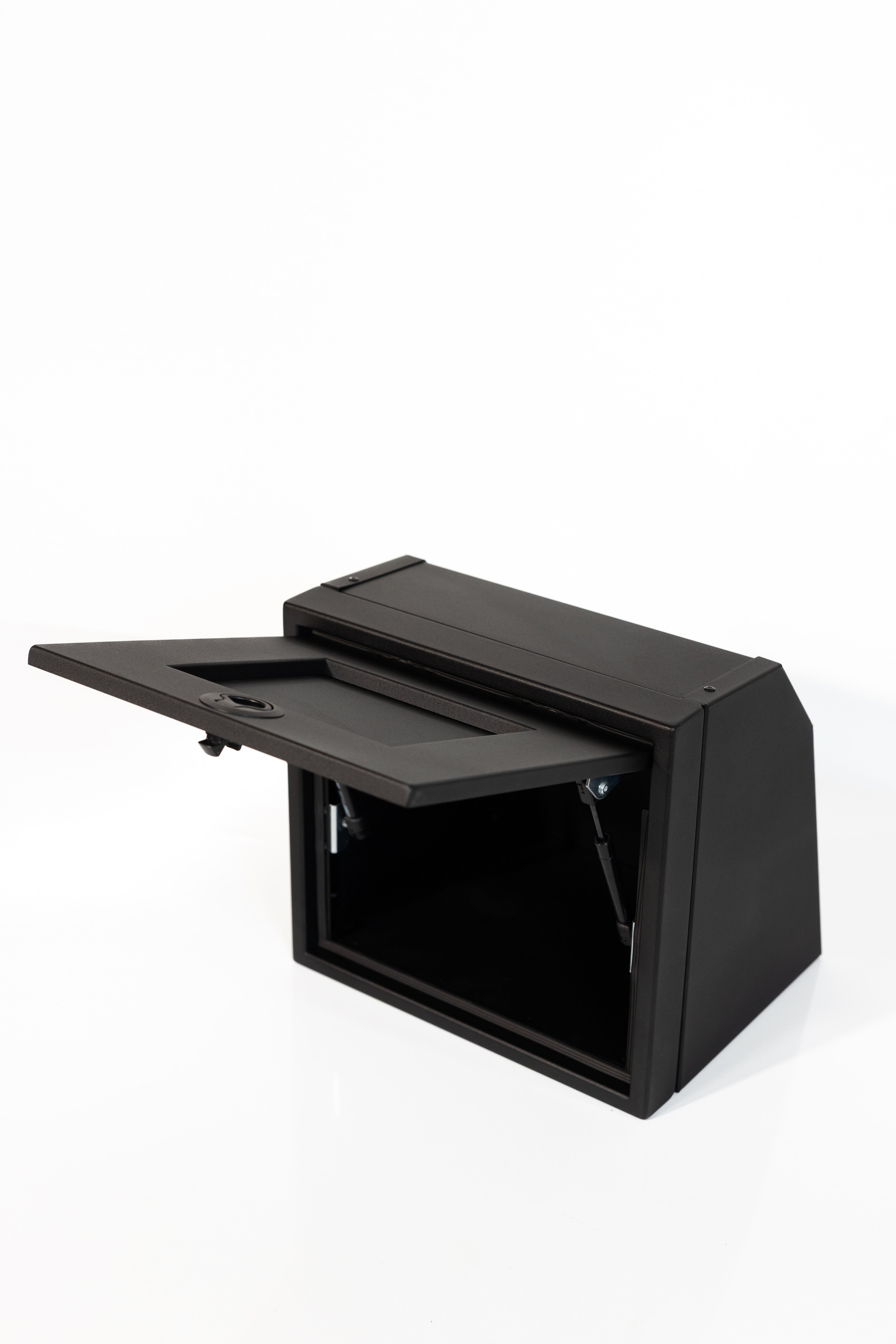 Van Wife Components 16" Upper Cabinet – Angled Powder Coated Aluminum Van Cabinet