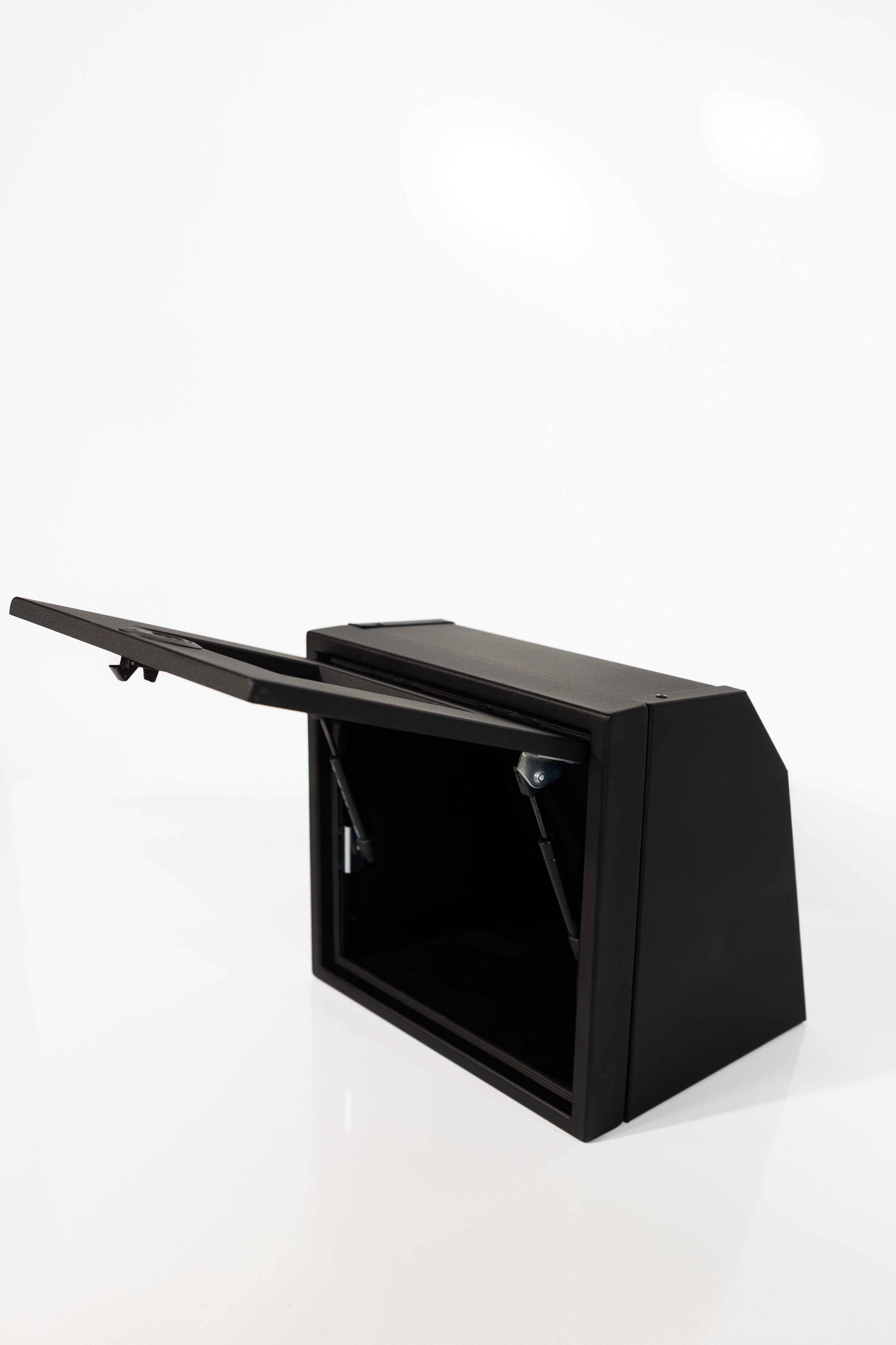 Van Wife Components 16" Upper Cabinet – Angled Powder Coated Aluminum Van Cabinet