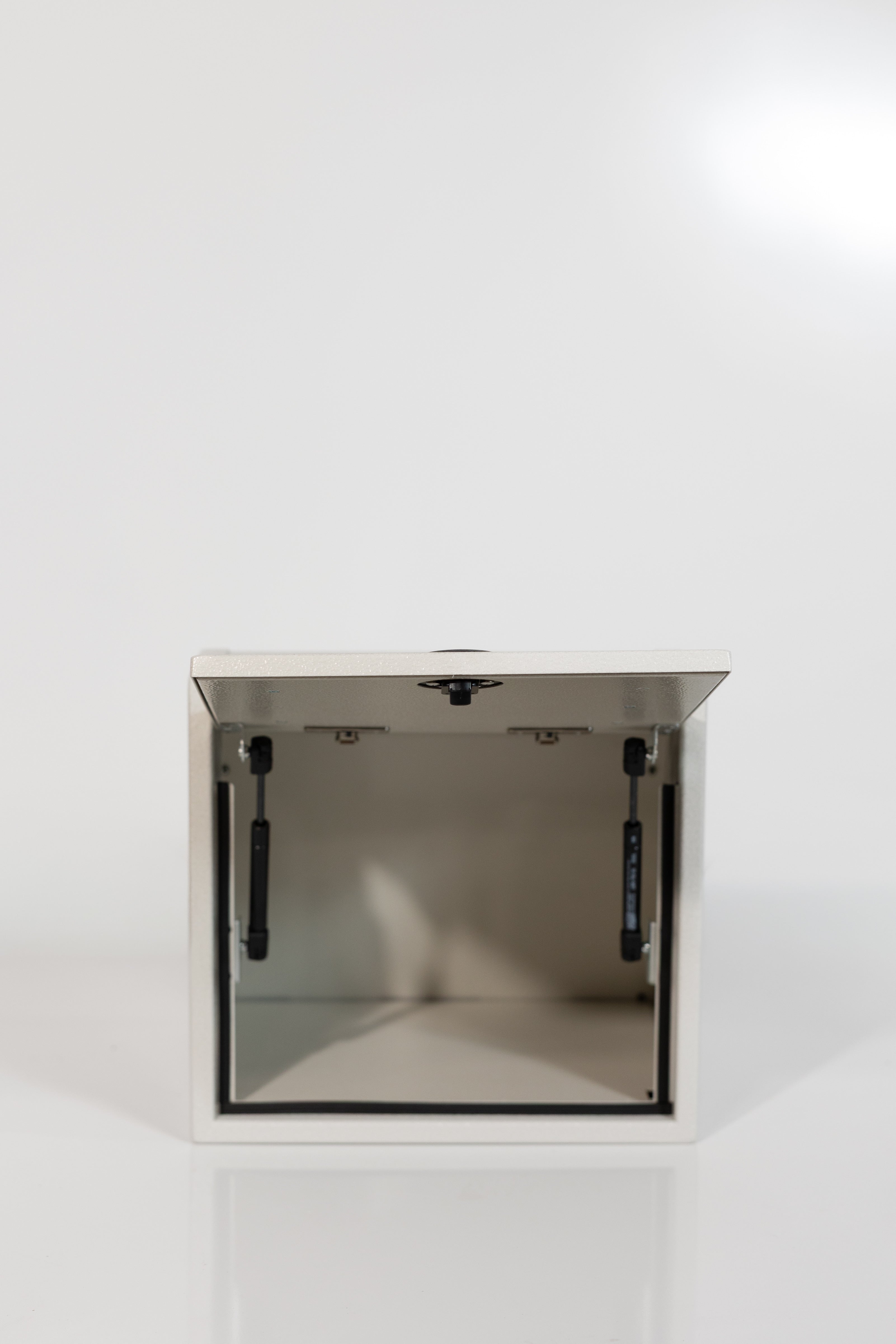 Van Wife Components 16" Upper Cabinet – Angled Powder Coated Aluminum Van Cabinet