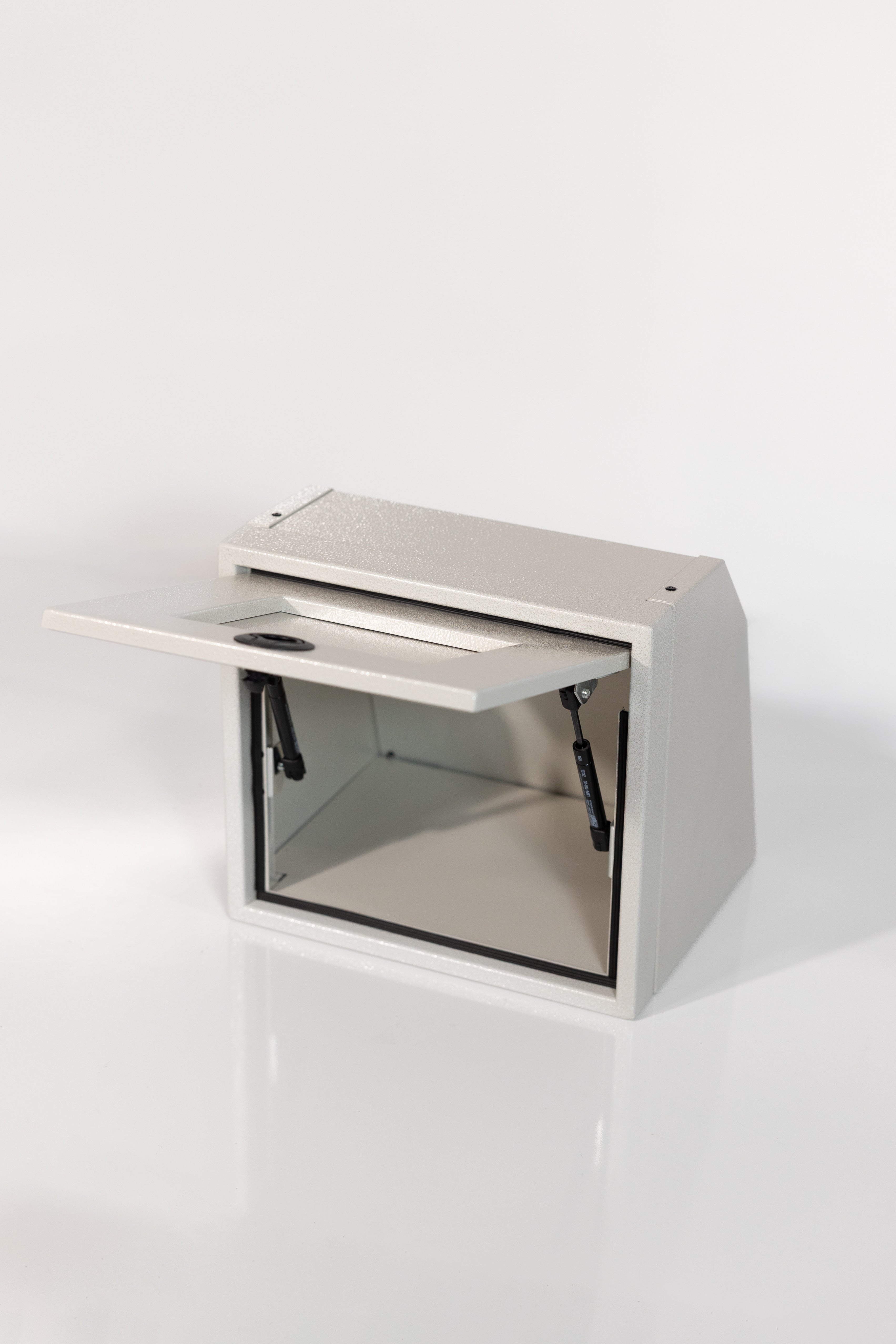 Van Wife Components 16" Upper Cabinet – Angled Powder Coated Aluminum Van Cabinet