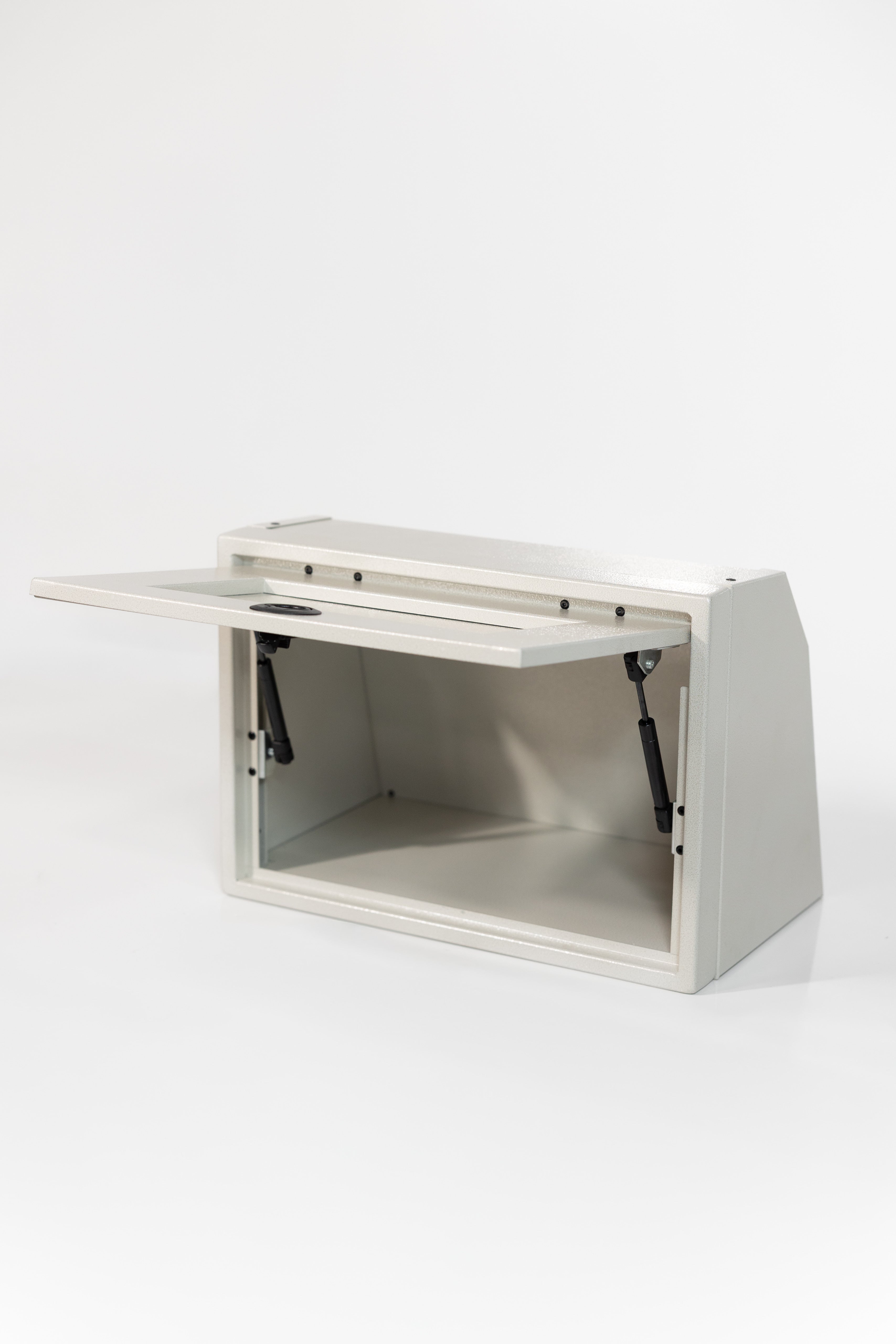 Van Wife Components 21" Upper Cabinet – Angled Powder Coated Aluminum Van Cabinet