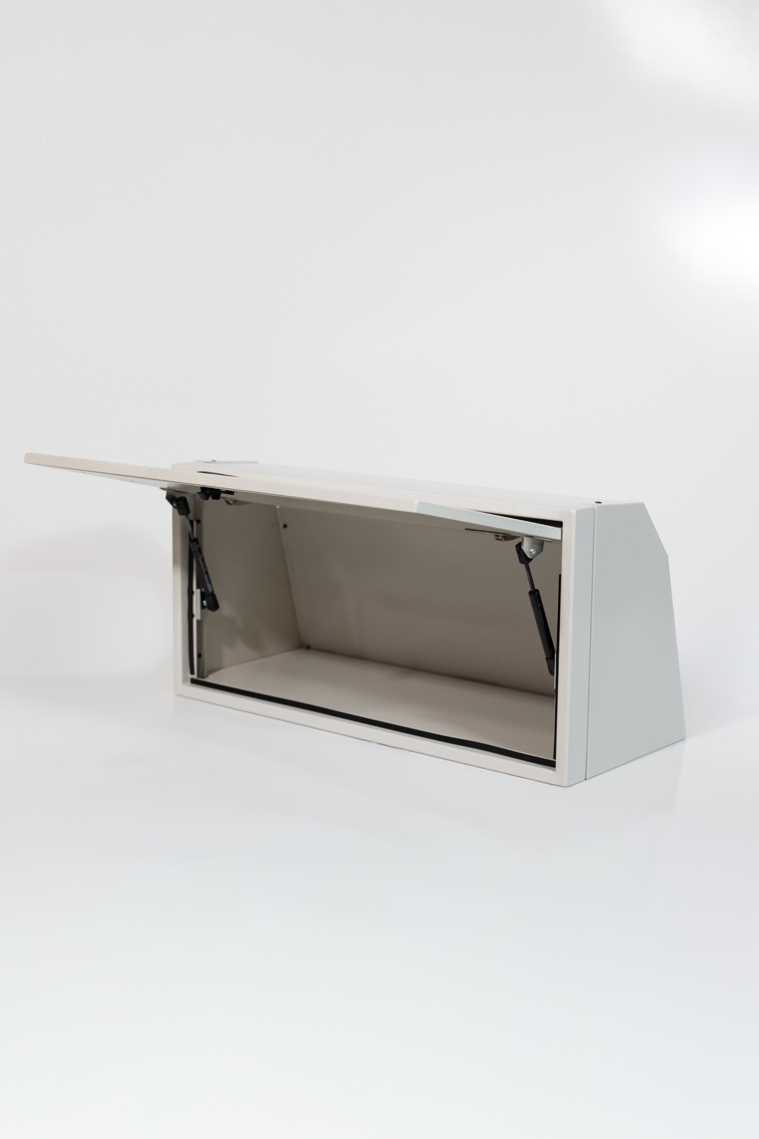 Van Wife Components 30" Upper Cabinet – Angled Powder Coated Aluminum Van Cabinet