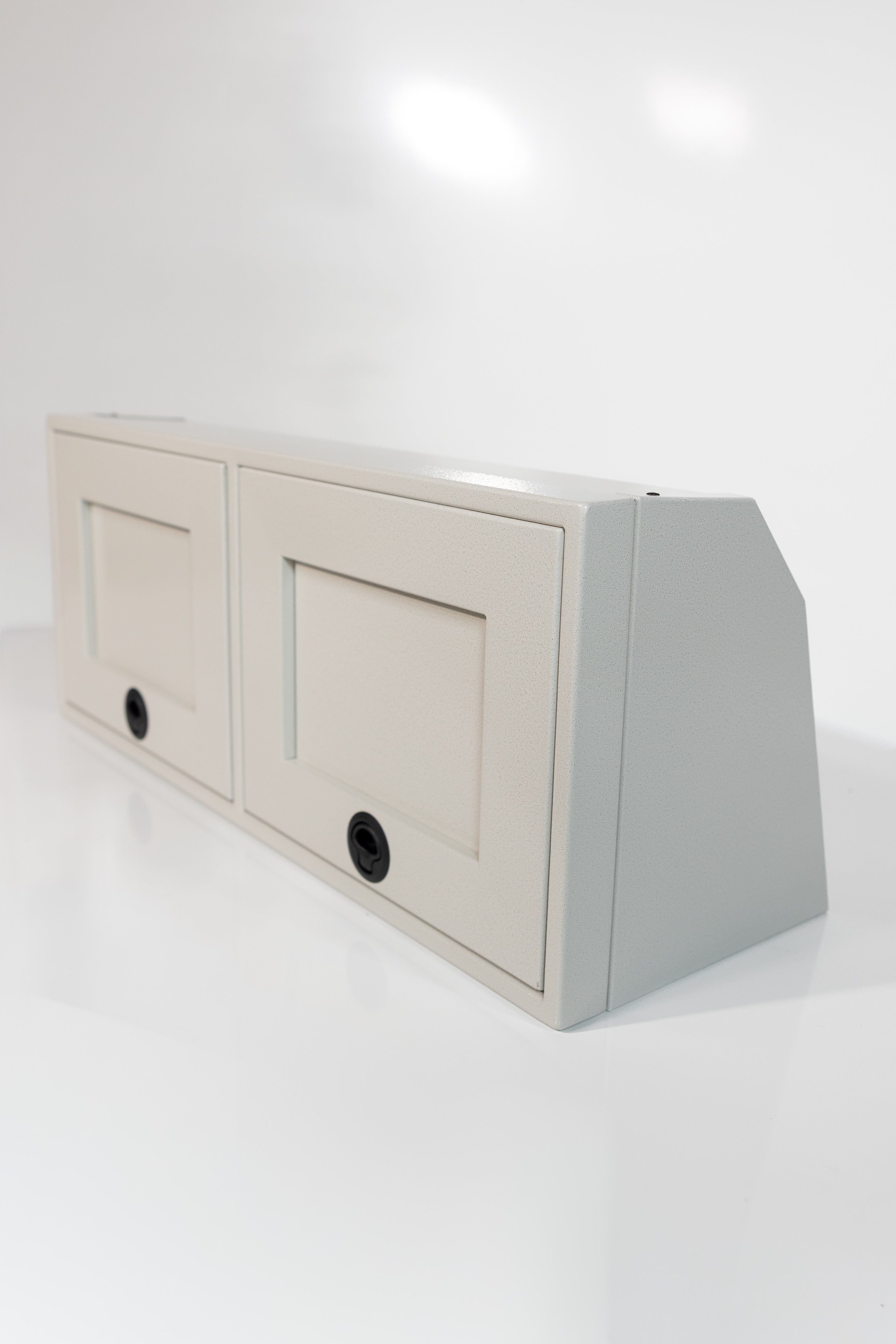 Van Wife Components 36" Upper Cabinet – Angled Powder Coated Aluminum Overland Van Cabinet