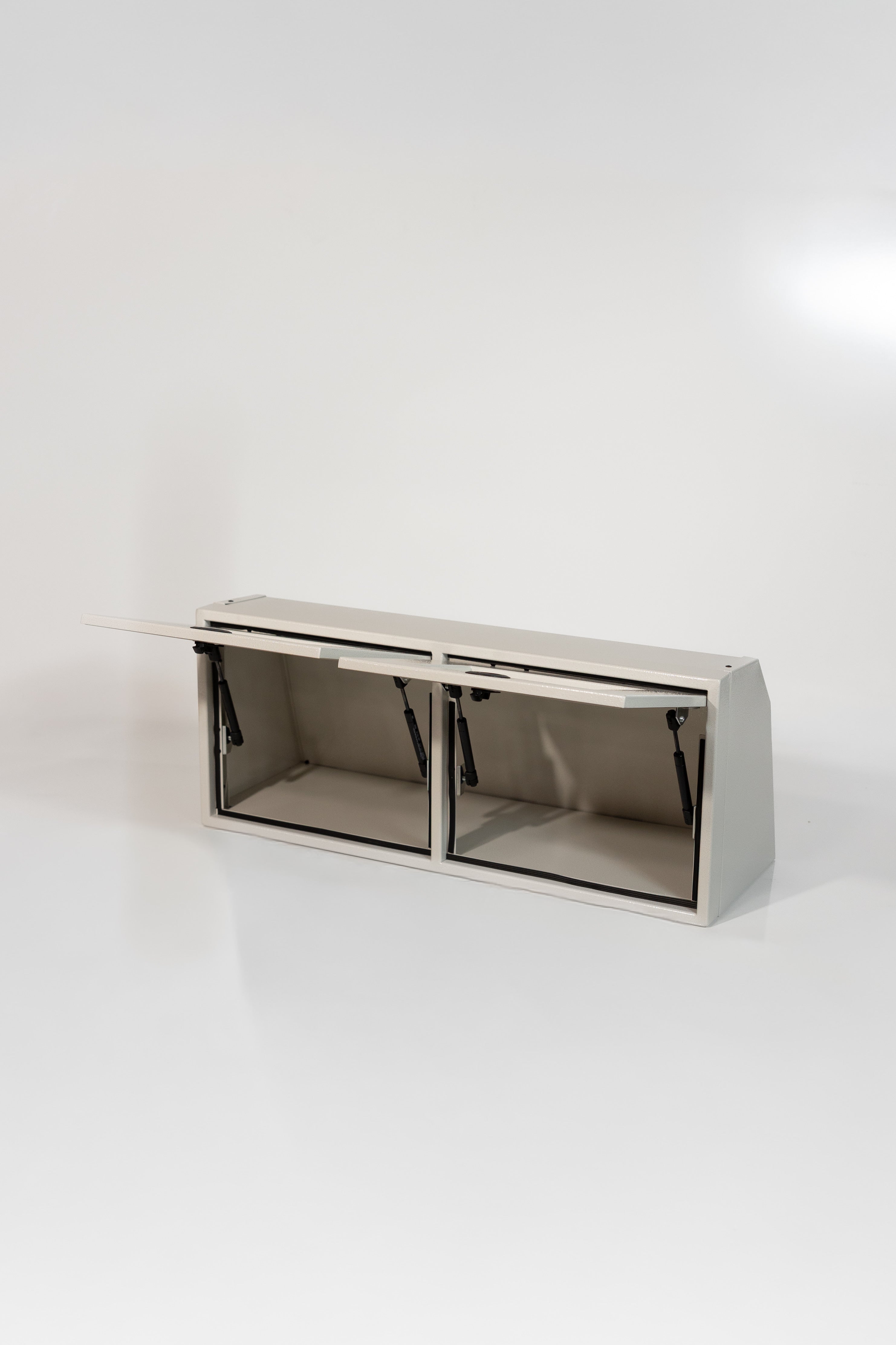 Van Wife Components 36" Upper Cabinet – Angled Powder Coated Aluminum Overland Van Cabinet