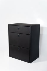 Van Wife Components 28" Three Drawer Base Cabinet – Shallow Powder Coated Aluminum