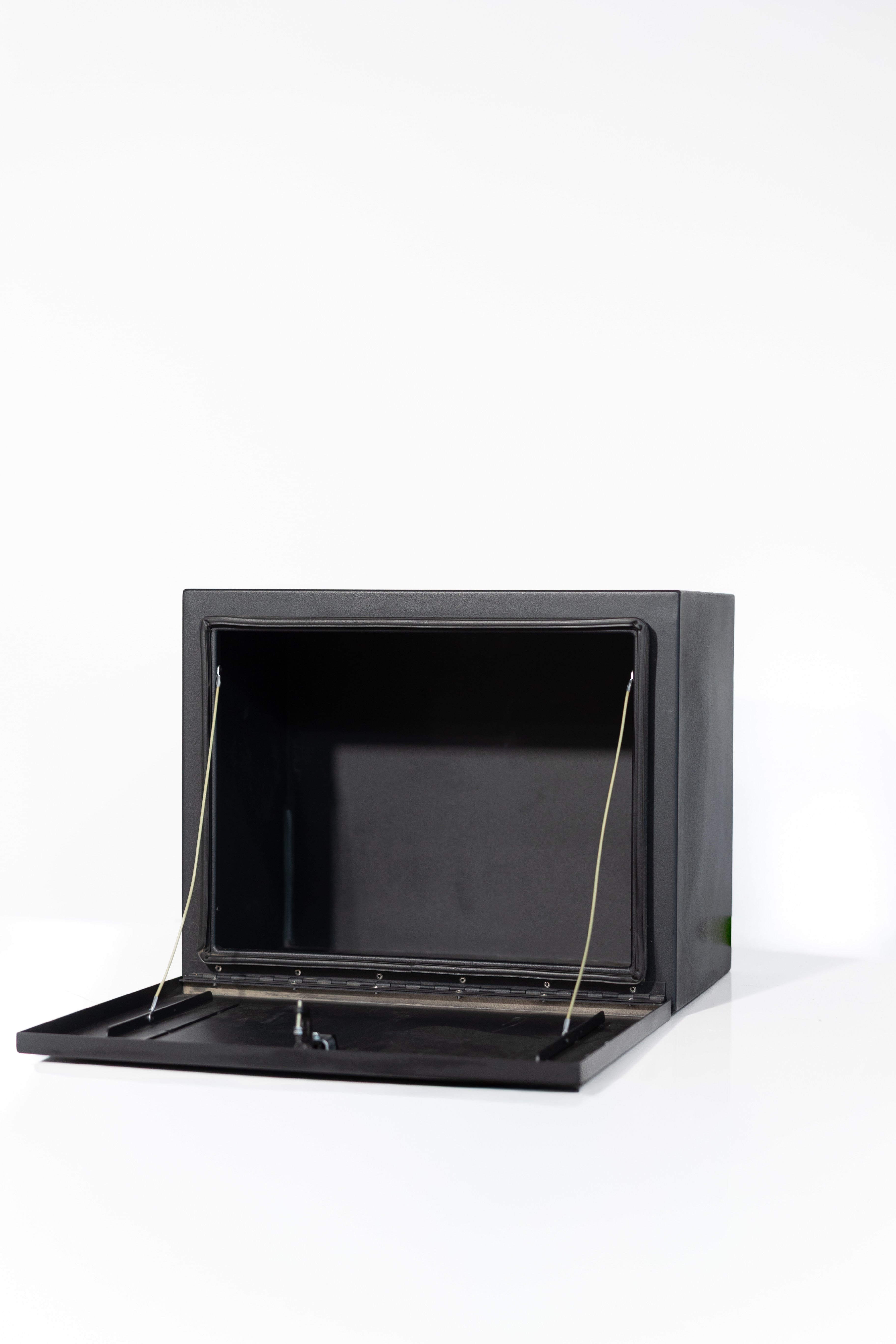 Van Wife Components Exterior Storage Box with Drop Down Door – Powder Coated Aluminum