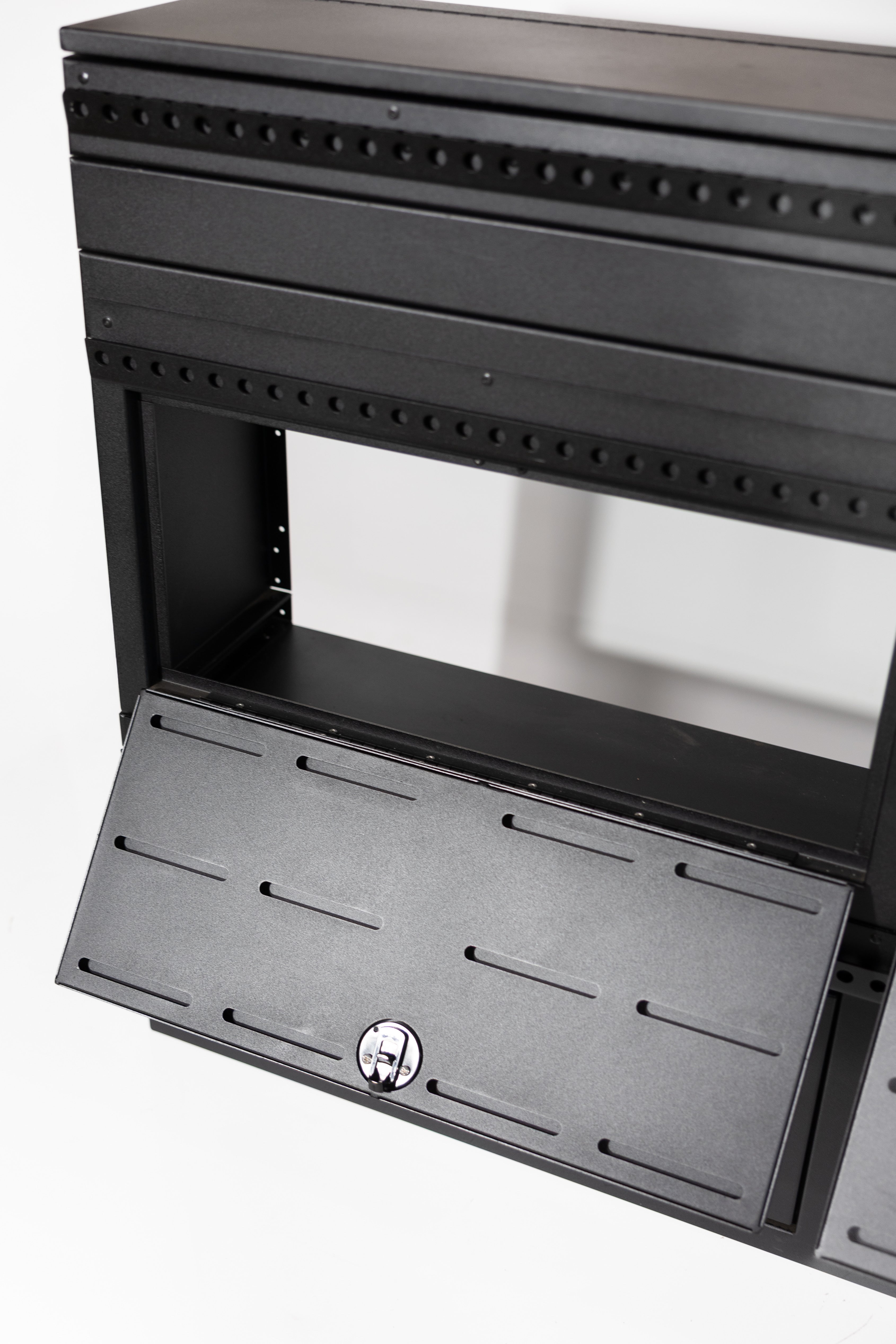 Van Wife Components 12" Wheel Well Cover – Powder Coated Aluminum Van Storage System
