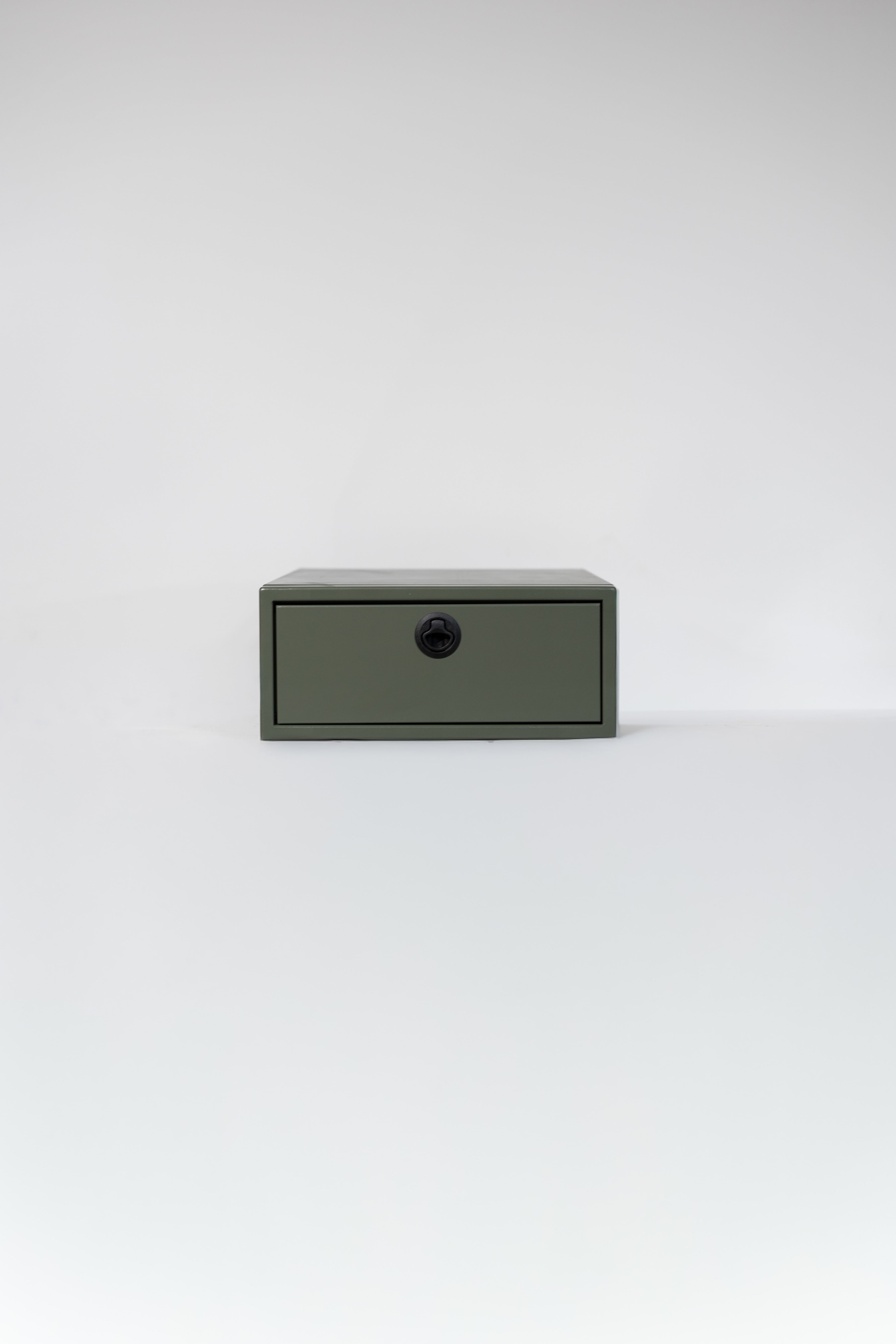 Van Wife Components Nightstand 19"x34"x8" – Powder Coated Aluminum Bedside Storage