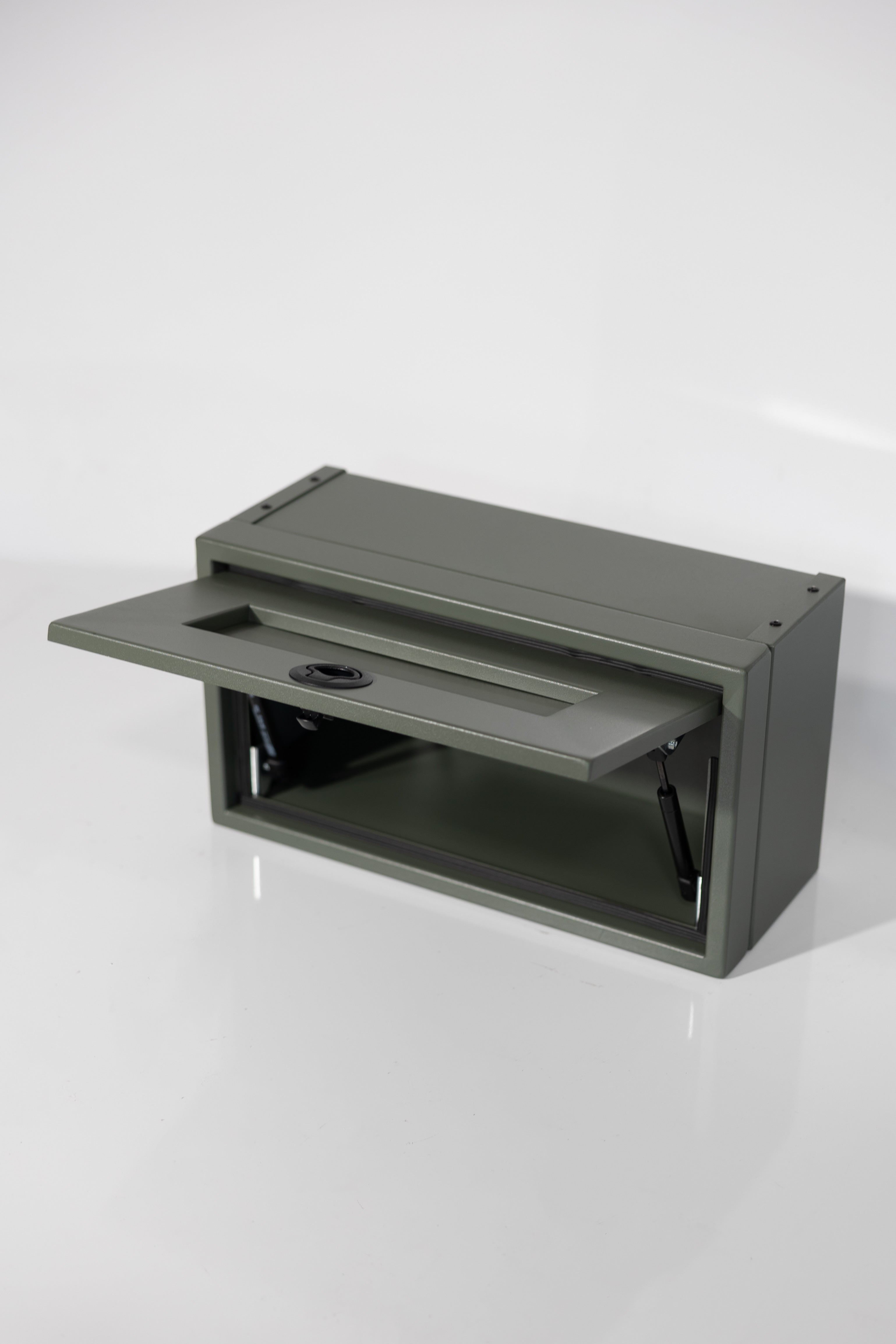Van Wife Components 20" Ekko Upper Cabinet – Foot of Bed (Powder Coated Aluminum)