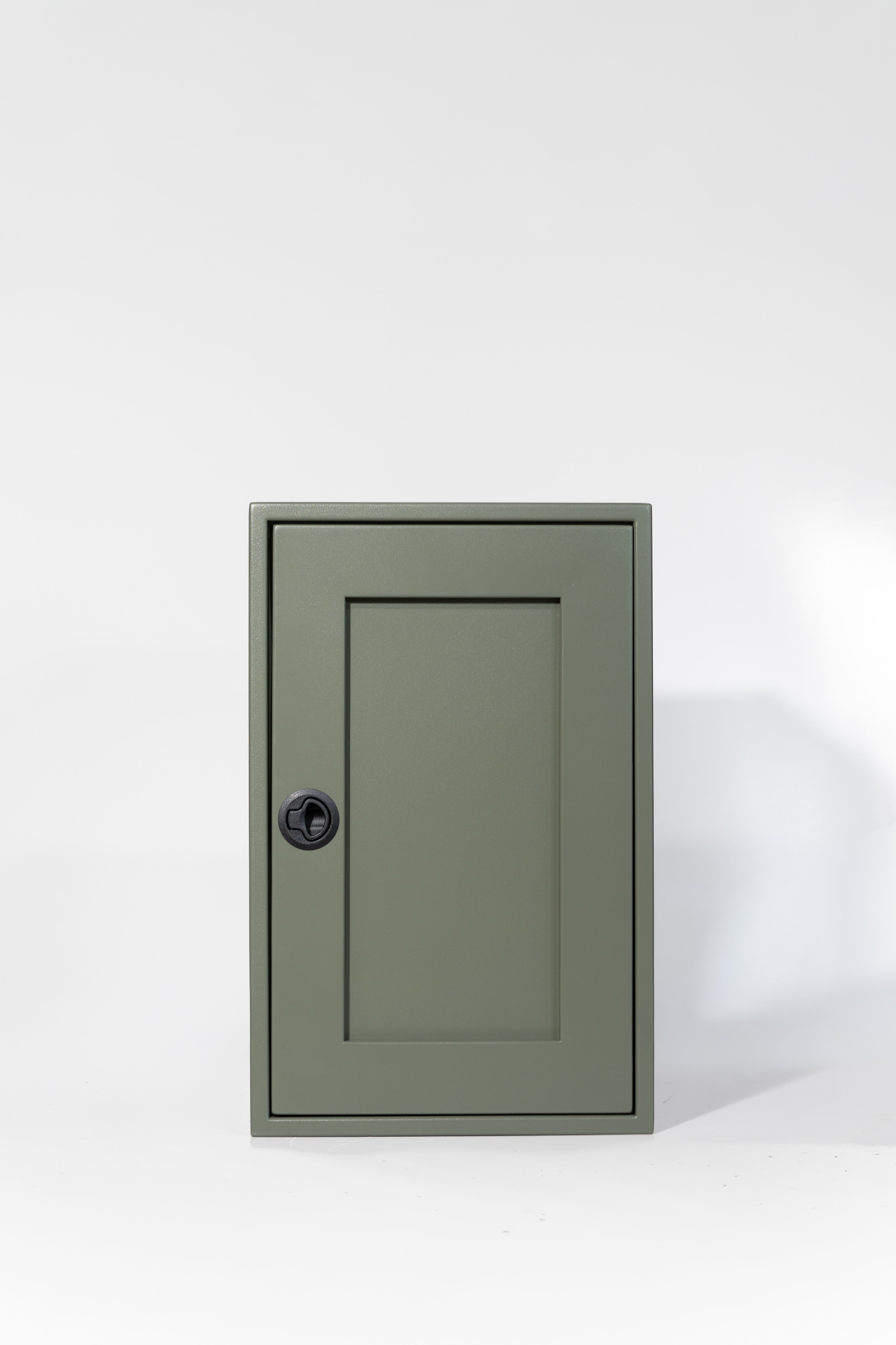 Van Wife Components 16" One Door Ekko Cabinet – Right of Microwave (Powder Coated Aluminum)