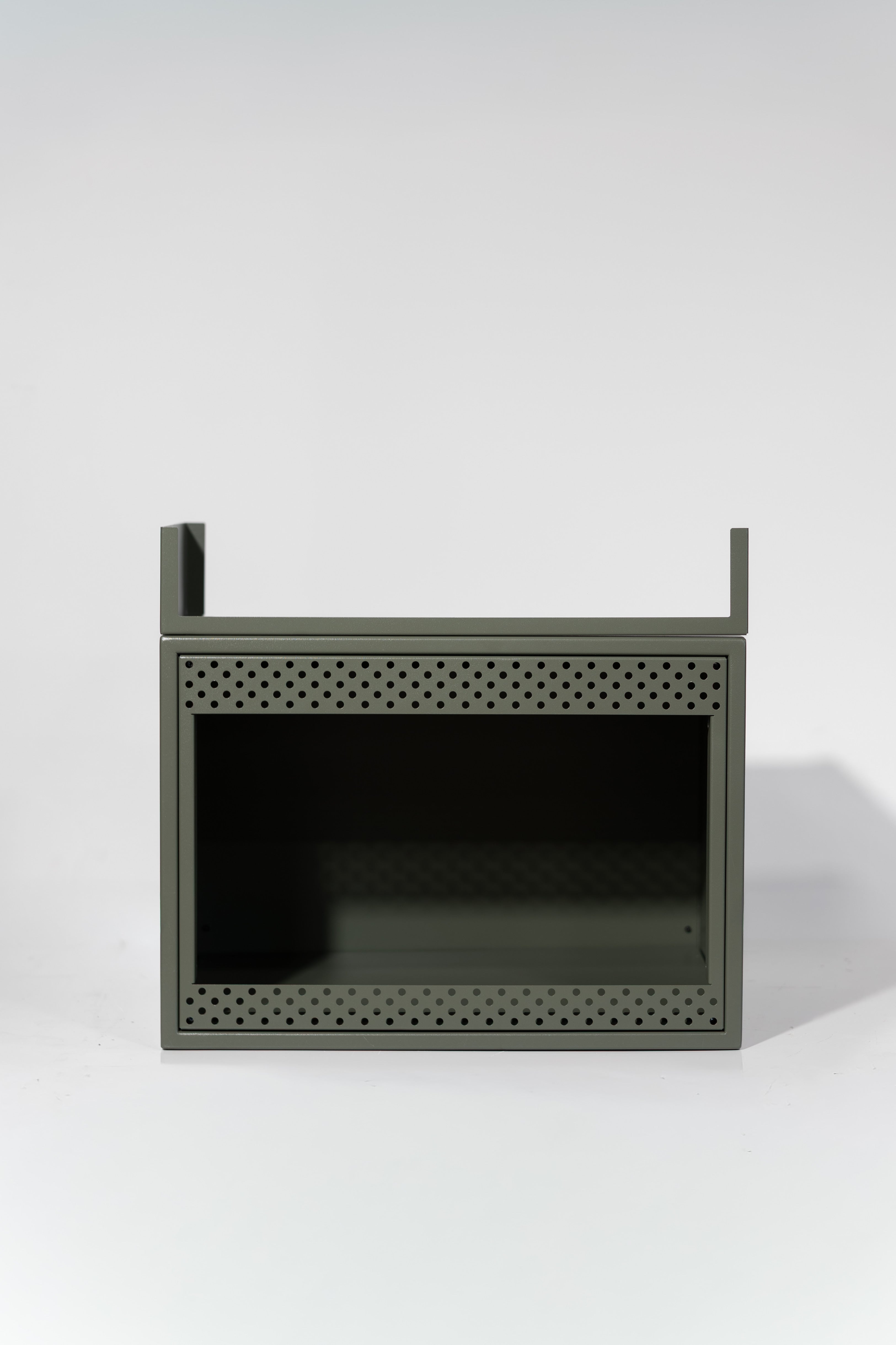 Van Wife Components Ekko Microwave Cabinet 24"x18"x17" – Powder Coated Aluminum
