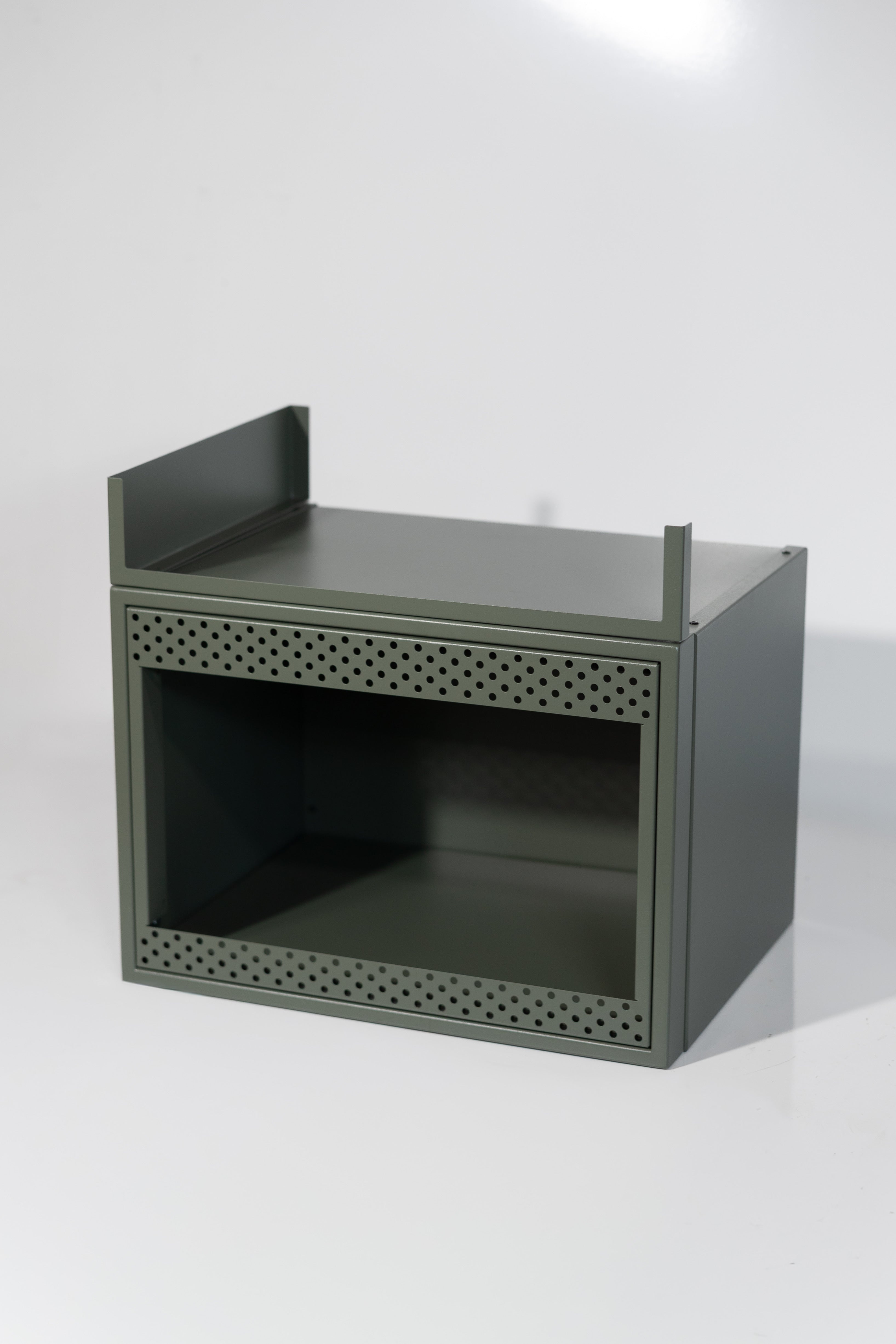 Van Wife Components Ekko Microwave Cabinet 24"x18"x17" – Powder Coated Aluminum