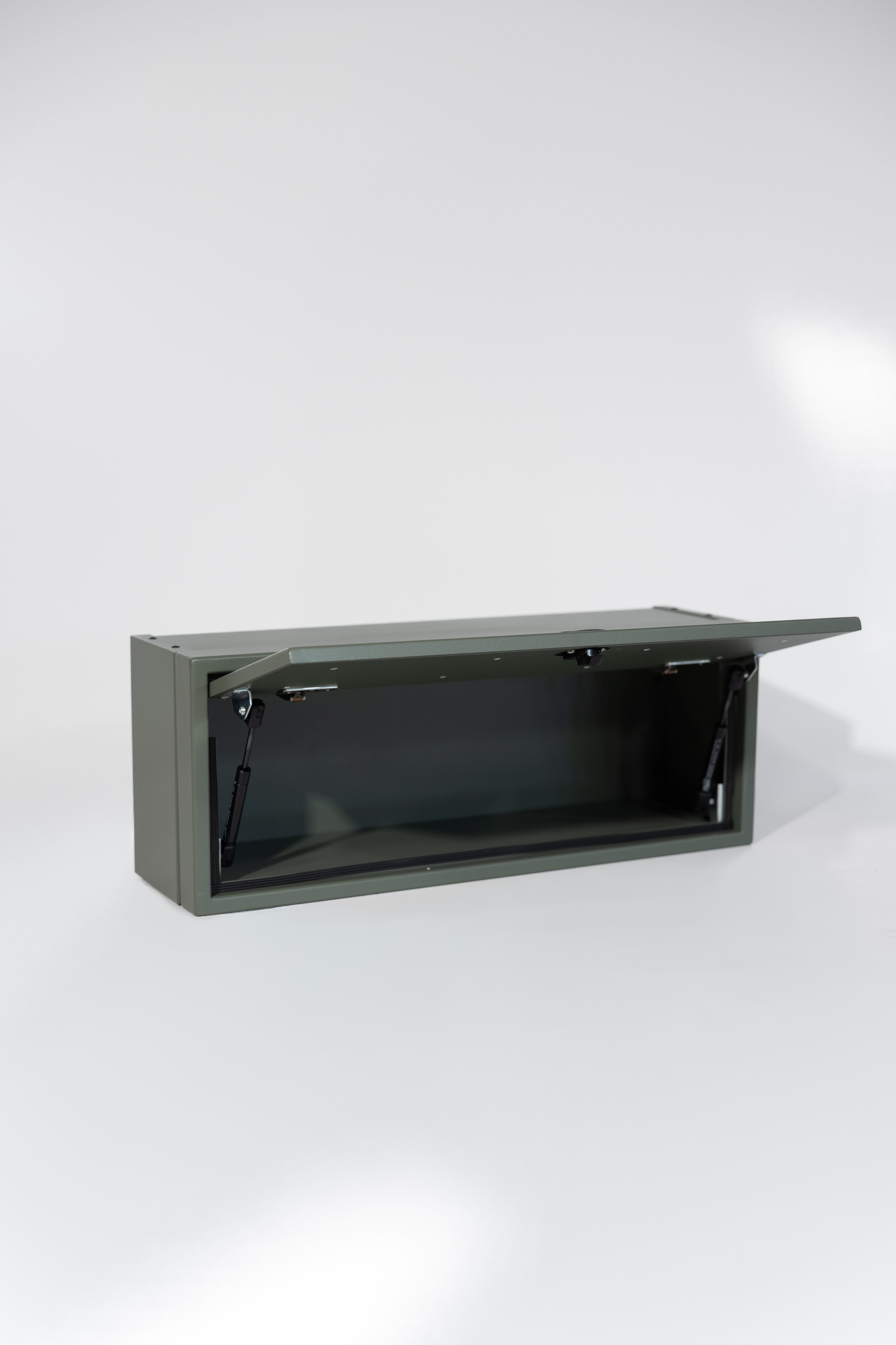 Van Wife Components 29" Ekko Upper Cabinet – Over Entry Door (Powder Coated Aluminum)