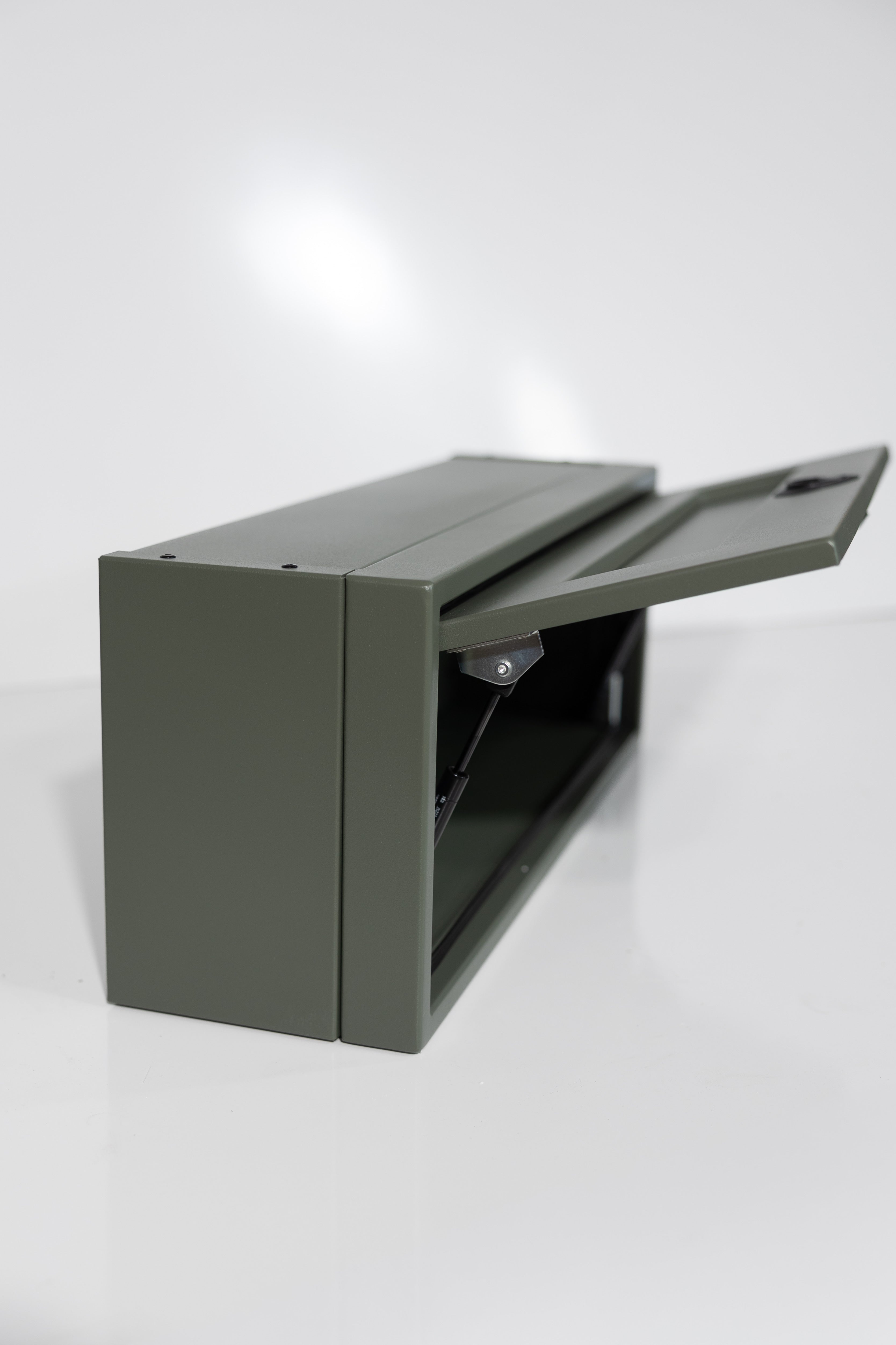 Van Wife Components 29" Ekko Upper Cabinet – Over Entry Door (Powder Coated Aluminum)