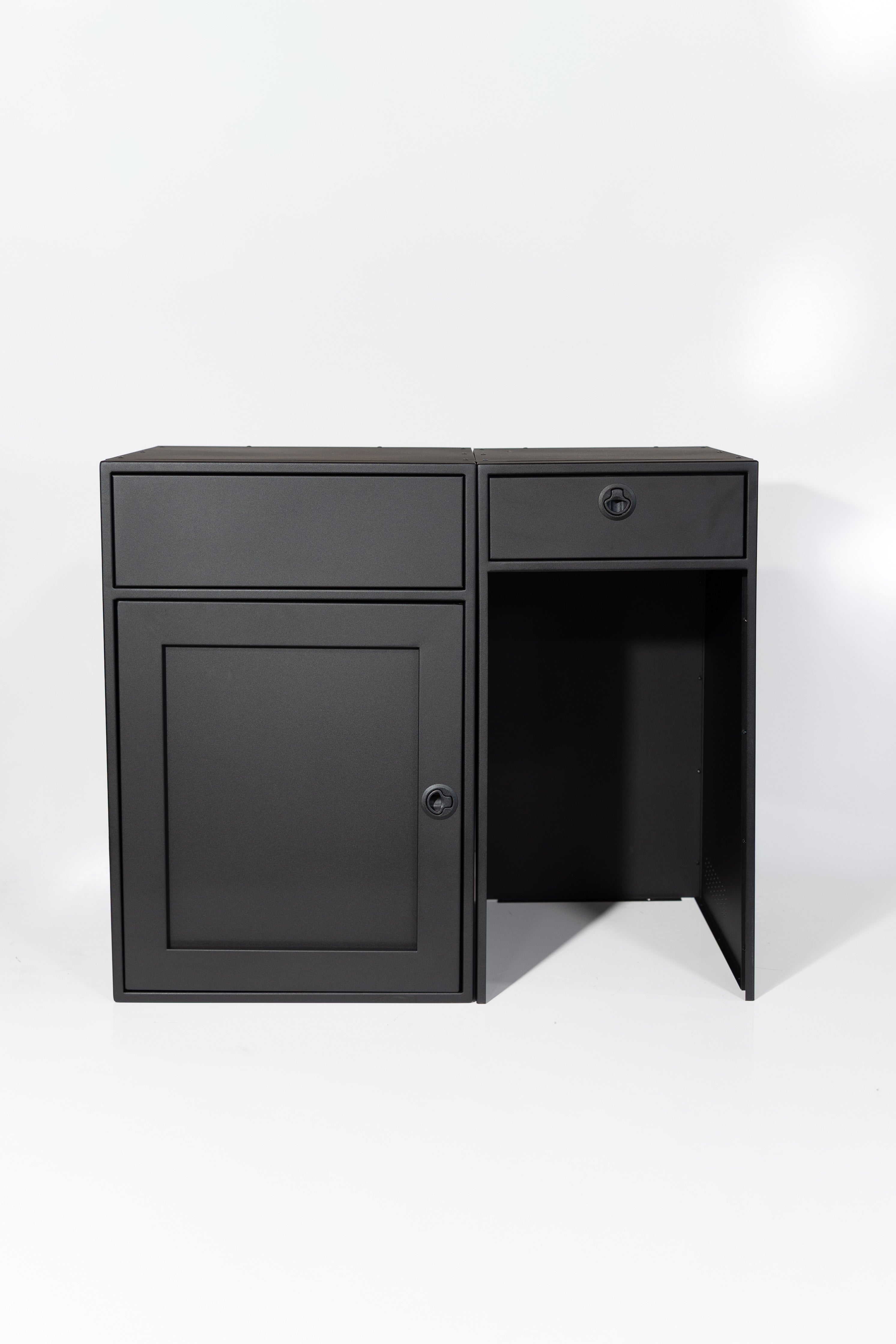 Van Wife Components 24" Sink Base Cabinet – Powder Coated Aluminum Van Cabinet