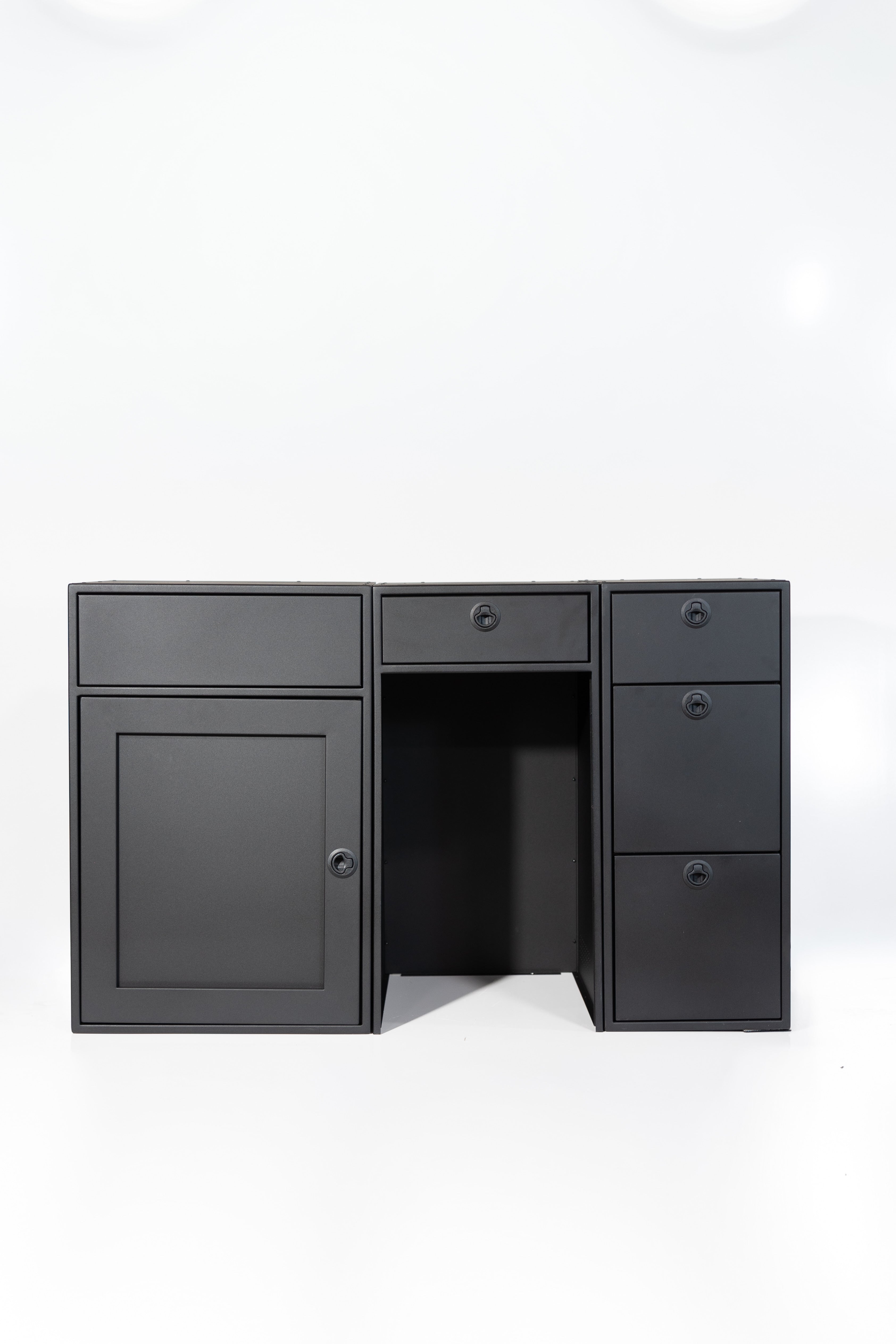 Van Wife Components 24" Sink Base Cabinet – Powder Coated Aluminum Van Cabinet