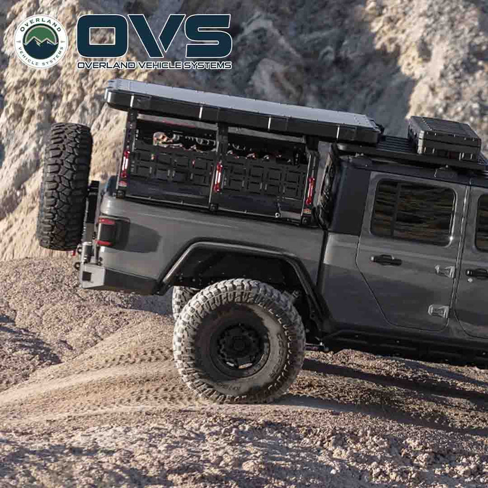 Ruff Rax 2018-2026 Jeep Gladiator 5 ft Modular Bed Rack Lifestyle