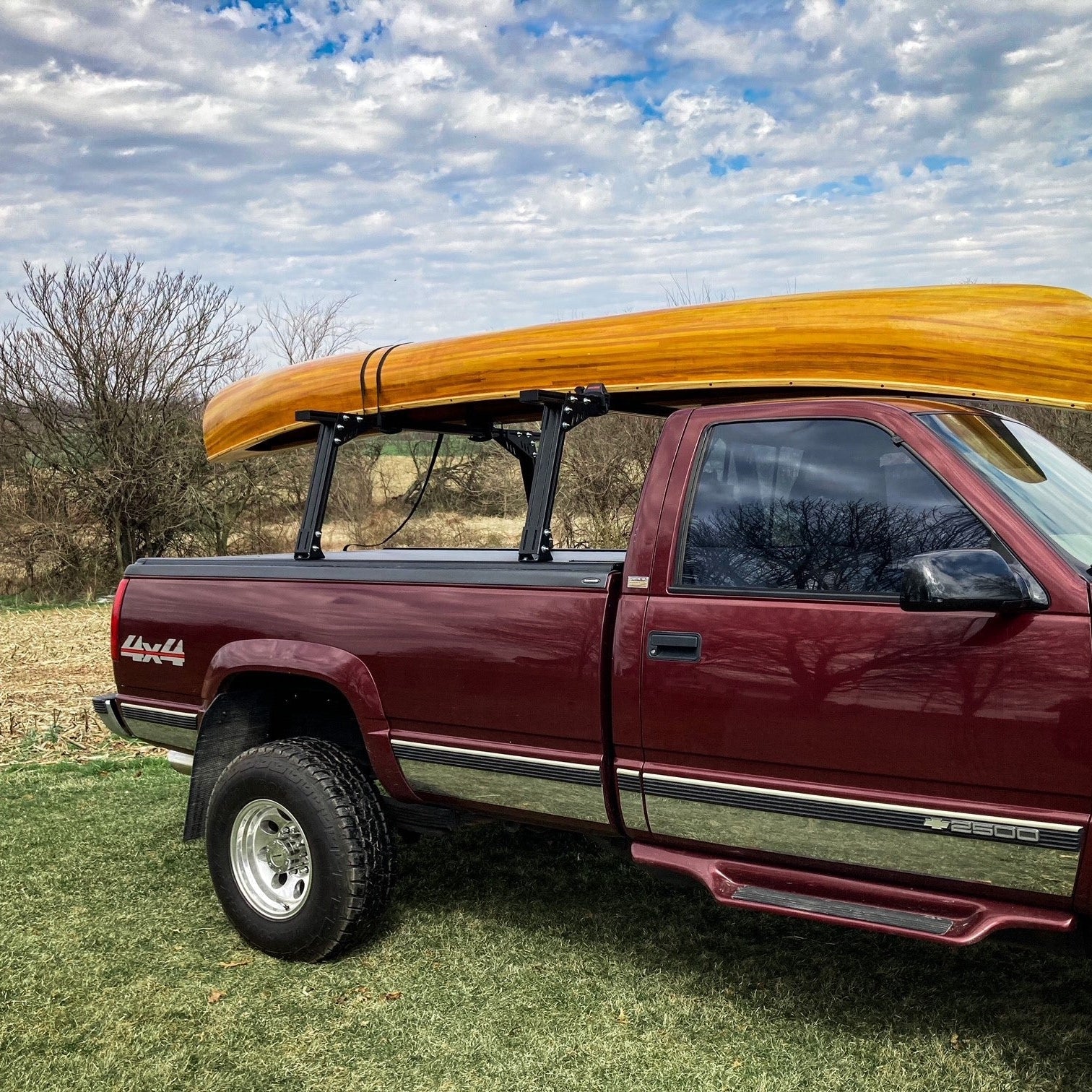 Silverado/Sierra 1500, 2500, 3500 - Bed Rack For Retractable Covers with T-slots