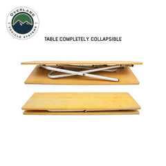 Kick It Bi-Fold Camp Table - Wood Base & Storage Bag