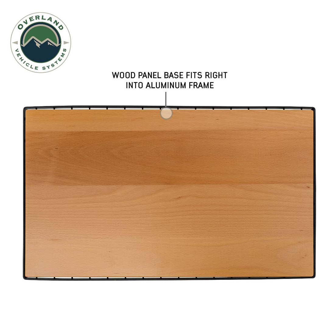 Kick It Collapsable Camp Table - Wood Base & Storage Bag