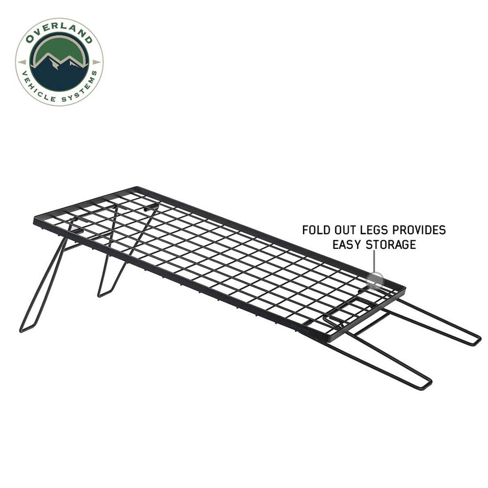 Kick It Collapsable Camp Table - Wood Base & Storage Bag