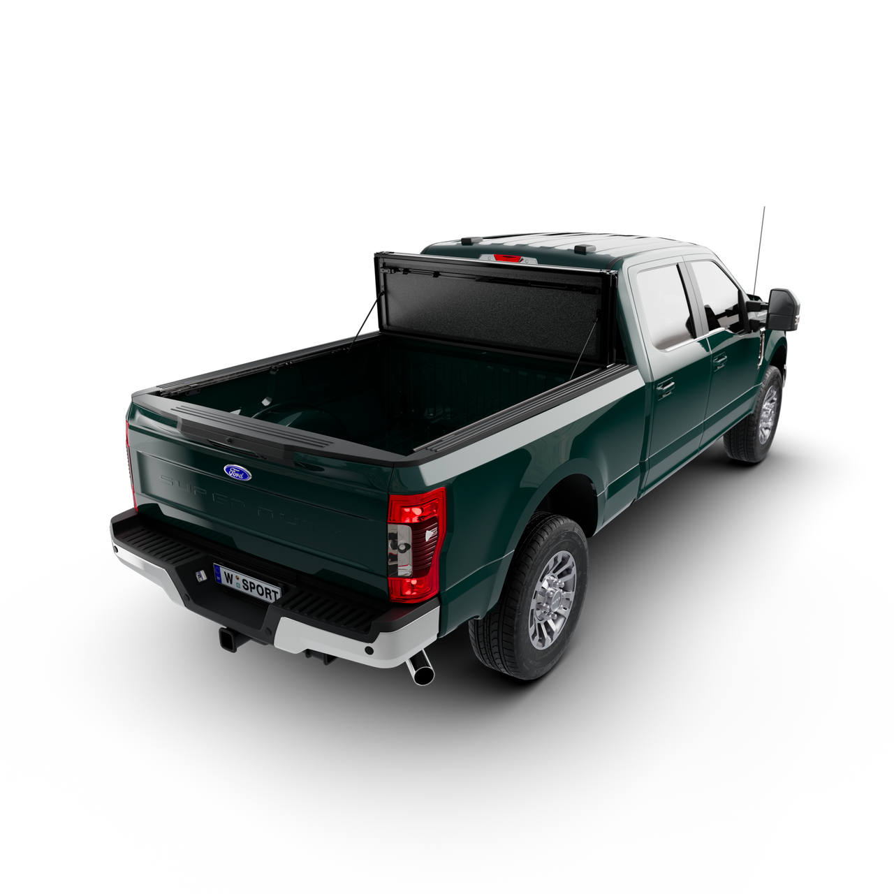 Worksport AL4 Flip-Up Tri-Fold Hard Tonneau Cover for Ford Super Duty F-250 / F-350