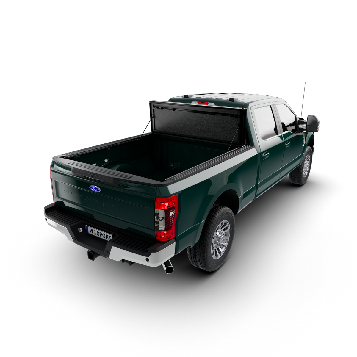 Worksport AL4 Flip-Up Tri-Fold Hard Tonneau Cover for Ford Super Duty F-250 / F-350