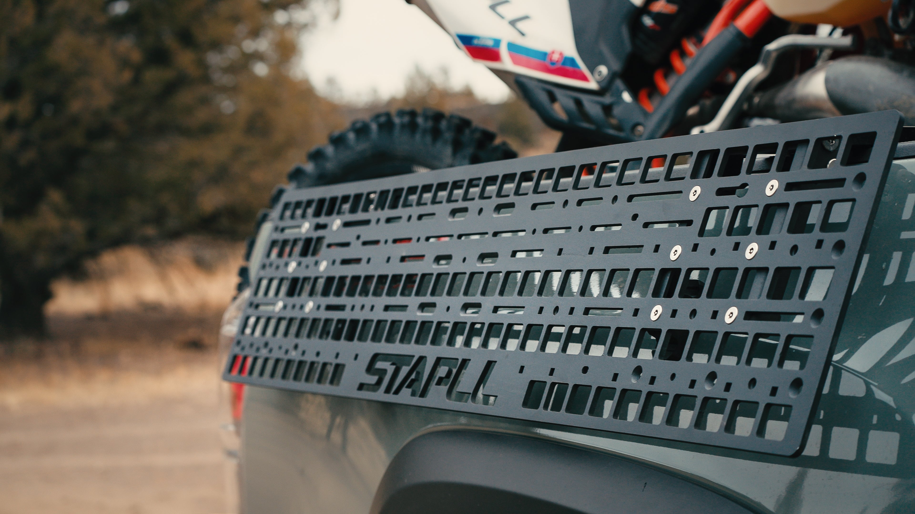 48" x 10" MOLLE Panel | Heavy-Duty Gear Mount for STAPLL Fender Racks & Trucks