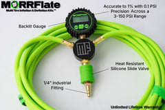 MORRFlate Braided Duo+ 2-Tire Hose Kit, 24ft Hoses