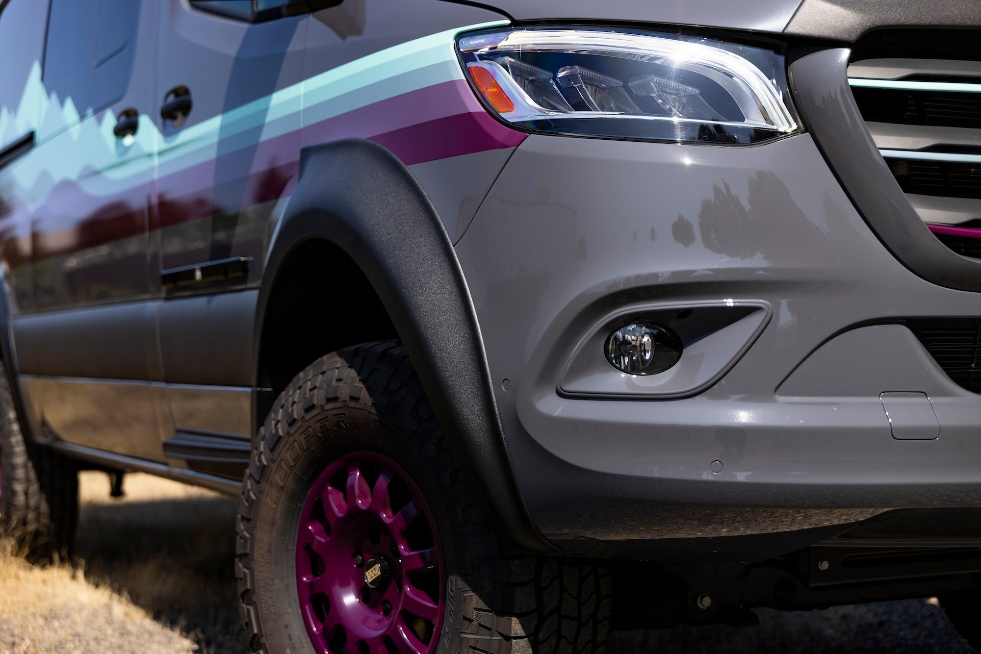 Terrawagen Desert Defender Classic Fender Flares – Rounded Rear Arch for 2019–2025 Mercedes Sprinter