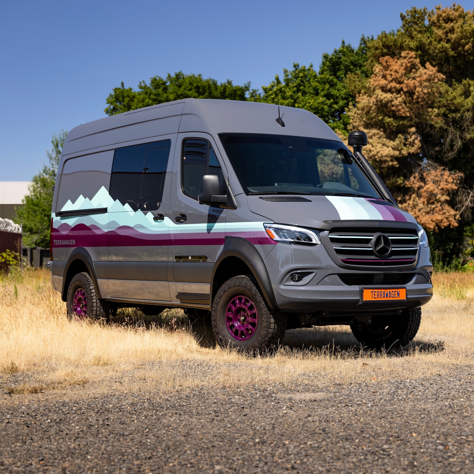 Terrawagen Desert Defender Classic Fender Flares – Rounded Rear Arch for 2019–2025 Mercedes Sprinter