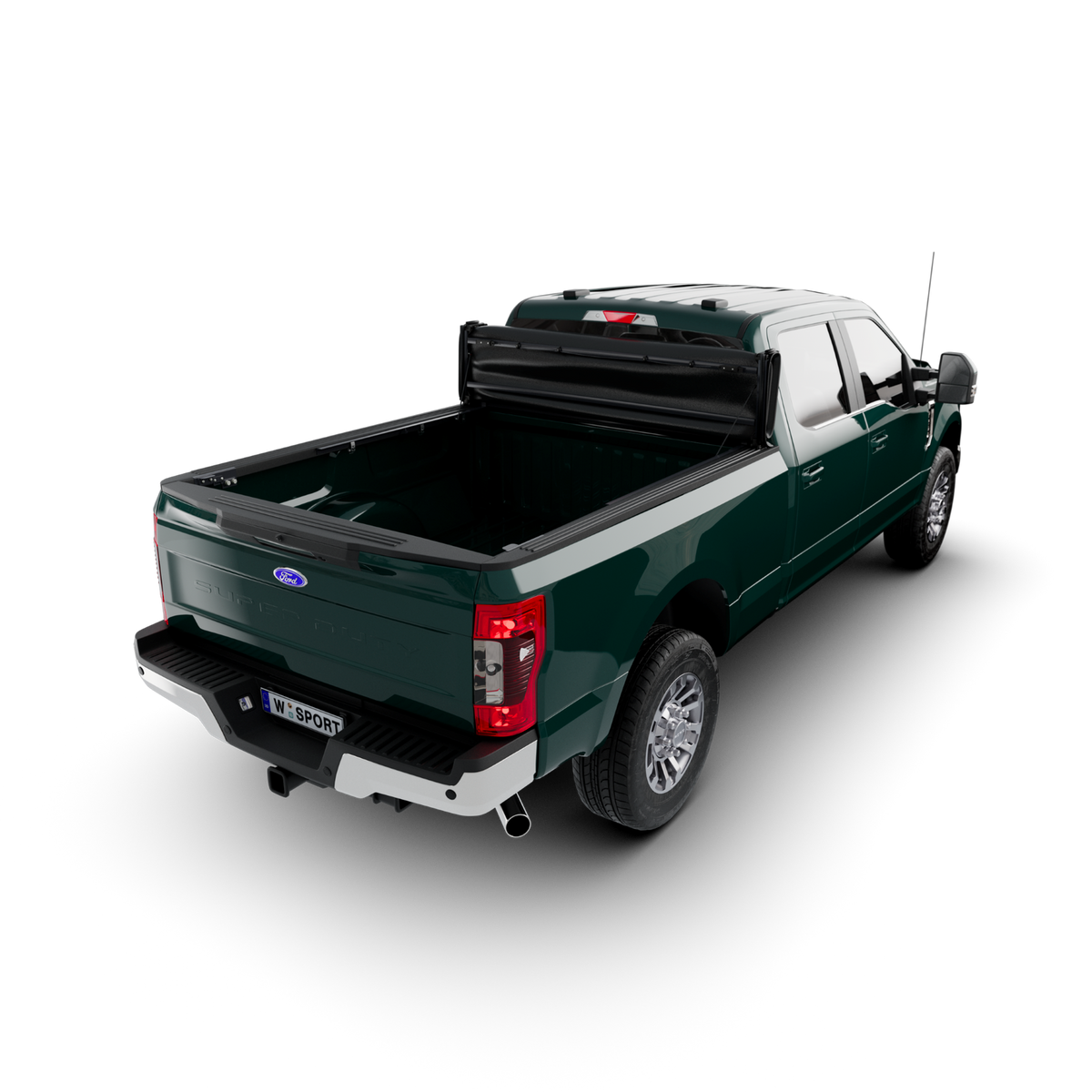Worksport SC4 Quick Latch Full Bed Access Soft Tonneau Cover for Ford Super Duty F-250 / F-350