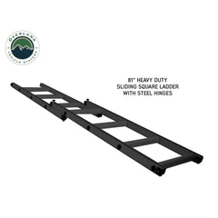 18119933 OVS TMBK 3 Person Roof Top Tent with Green Rain Fly Ladder