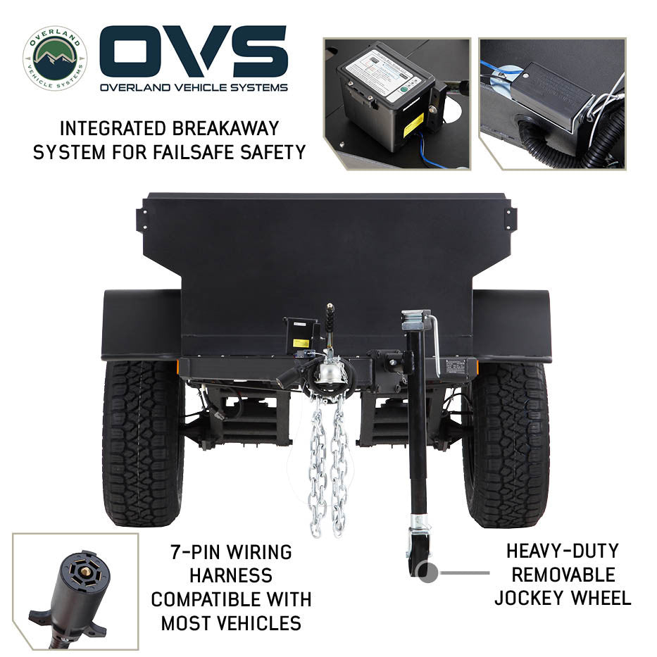 Off Road Trailer - Military Style With Full Articulating Suspension