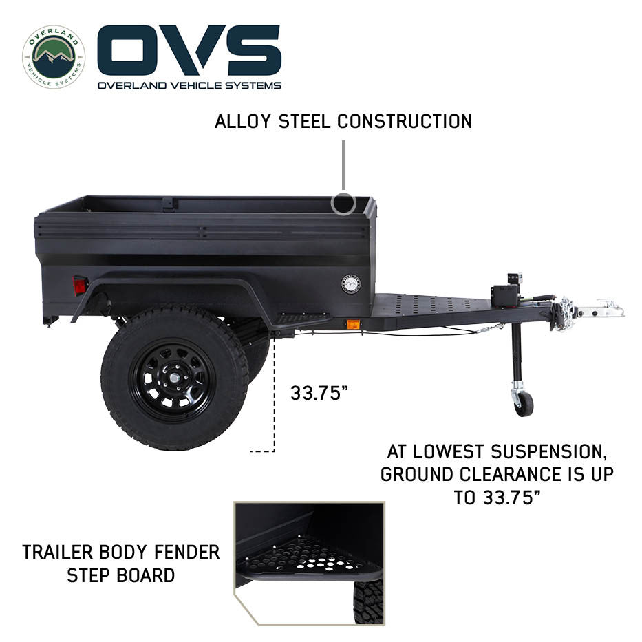 Off Road Trailer - Military Style With Full Articulating Suspension