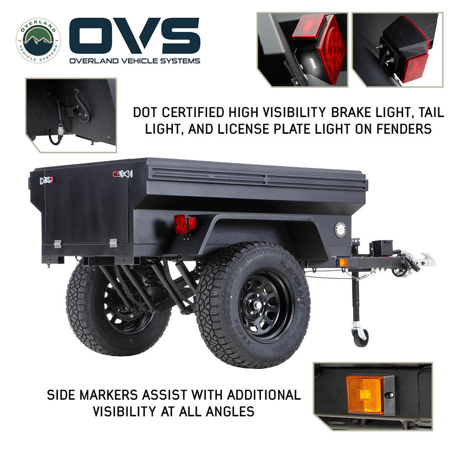 Off Road Trailer - Military Style With Full Articulating Suspension