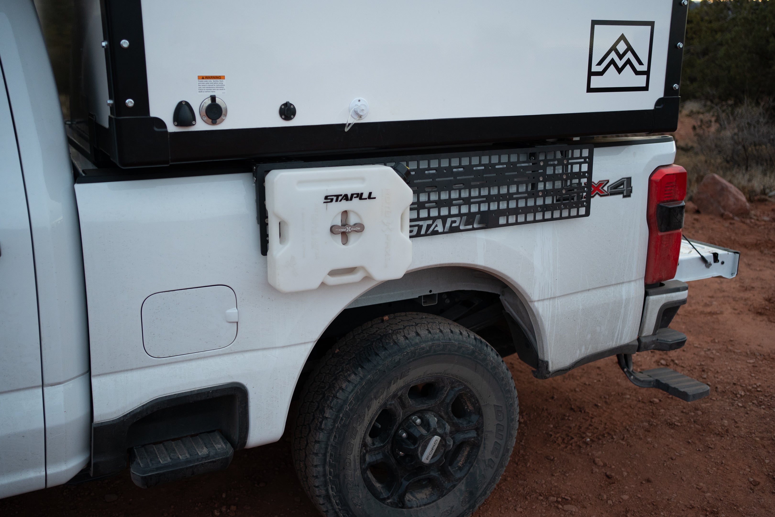 48" x 10" Fender Rack by STAPLL | Full-Length MOLLE Panel for Truck Bed Gear Mounting