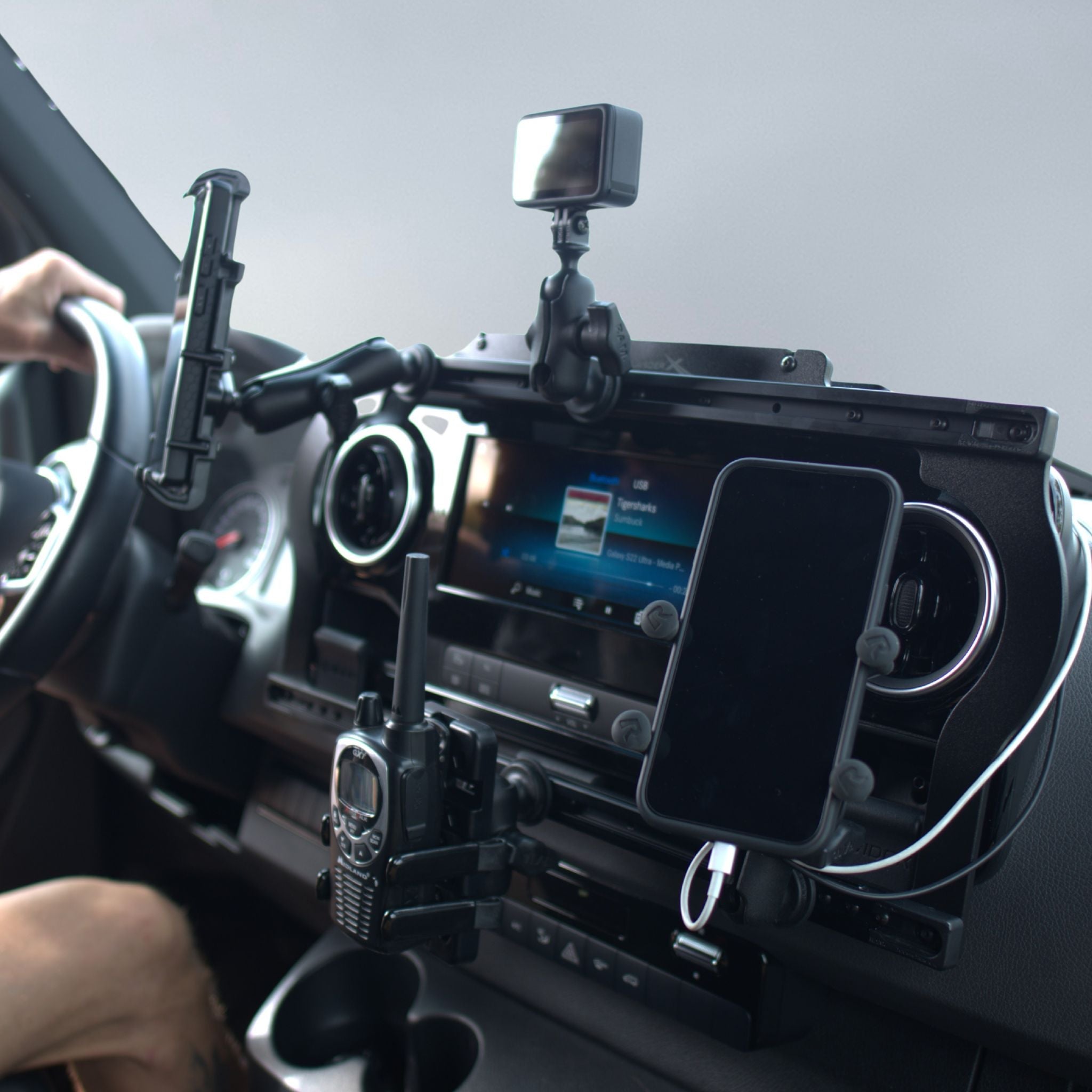 Terra X NAVIDOK Overlander X No-Drill Dash Mount for 2019+ Mercedes Sprinter