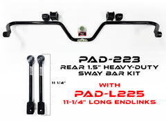 PAD-223 Rear 1.5” Heavy-Duty Sway Bar for 2008–2025 Mercedes Sprinter 2500 (2WD / 4WD / AWD)