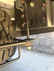 Oversized Spare Tire Basket for Mercedes Sprinter 3500 Cab & Chassis