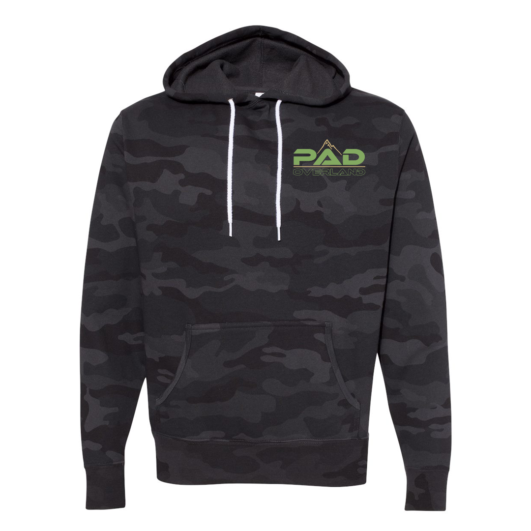 PAD Overland Black Camo Hoodie