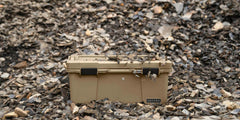 [A0010-SIXR-TAN] @expanded Front view of the Desert Tan Sixer 16 in shale