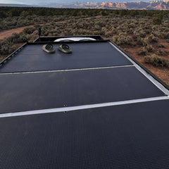 Van Wife Components 115W Semi-Rigid Walkable Solar Panel – High Efficiency Shingled Design (25.5" x 35")