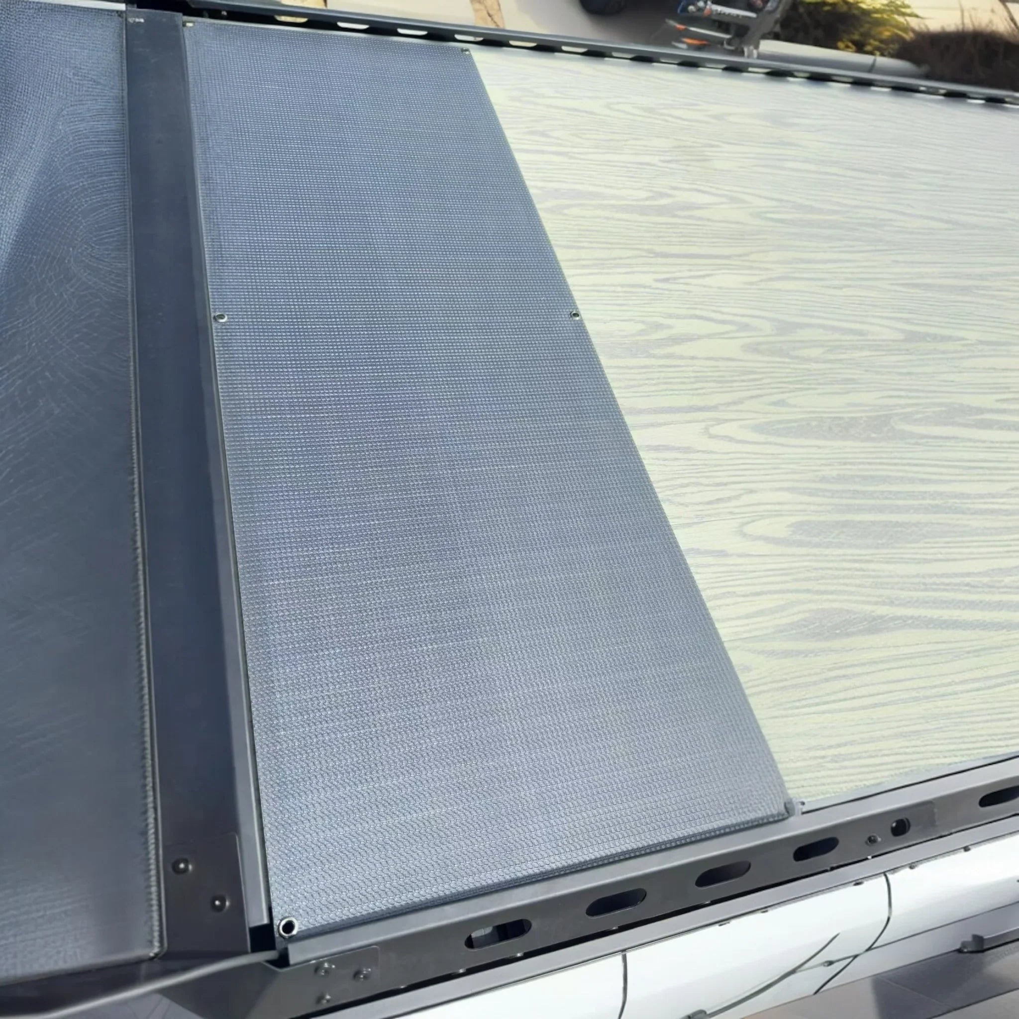 Van Wife Components 115W Semi-Rigid Walkable Solar Panel – High Efficiency Shingled Design (25.5" x 35")