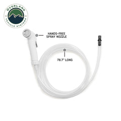 Portable Camp Shower - 23 QT, Nozzle & Accessories nozzle